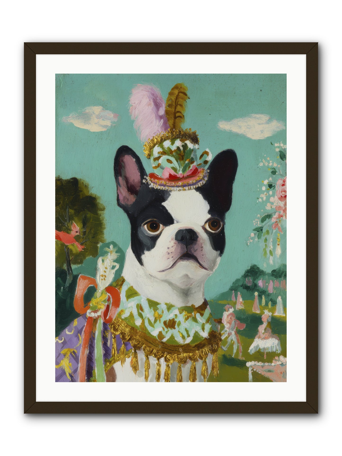 A Darling All My Own -- Framed Print - Black 24x32