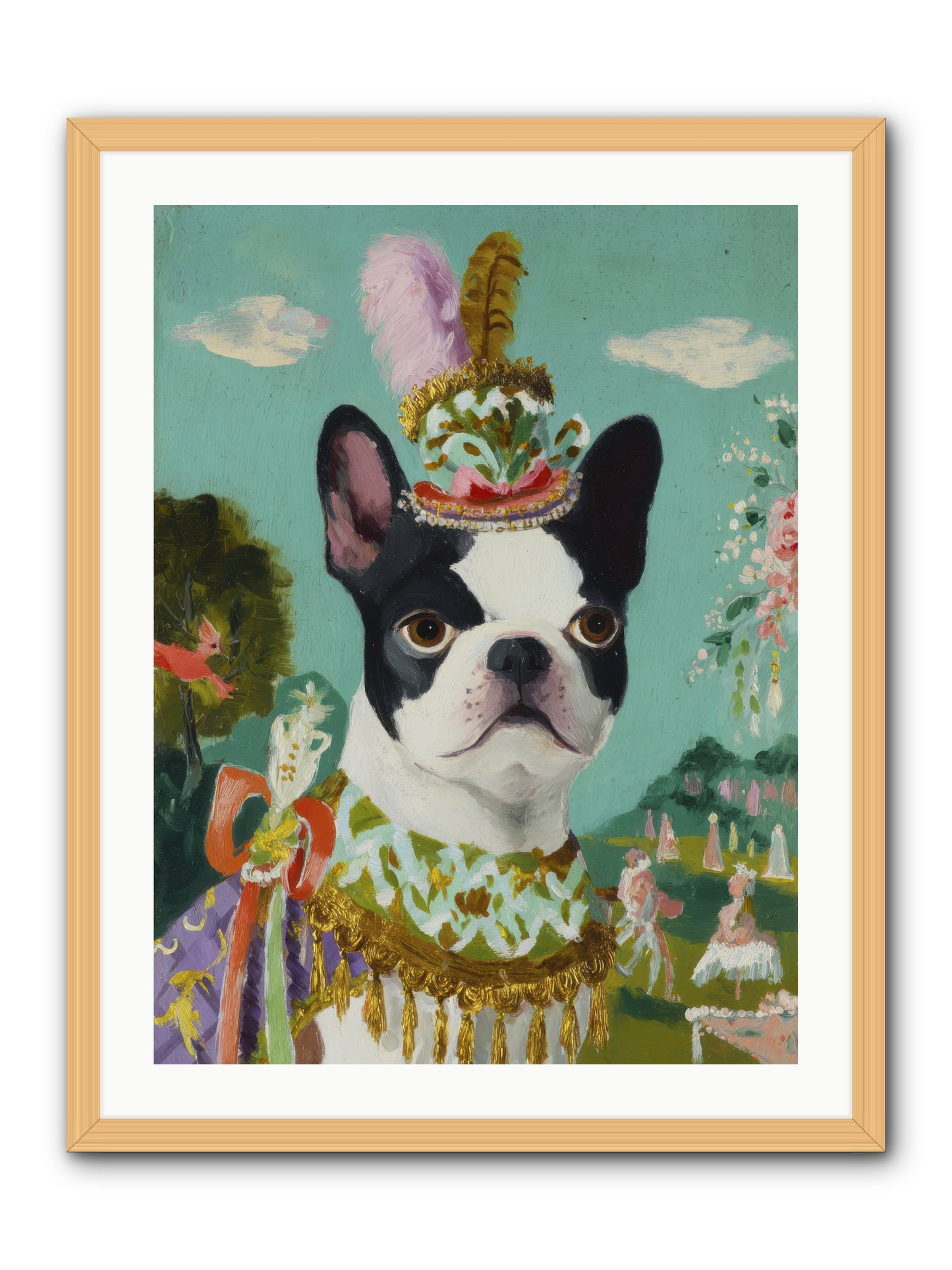 A Darling All My Own -- Framed Print - Natural 24x32