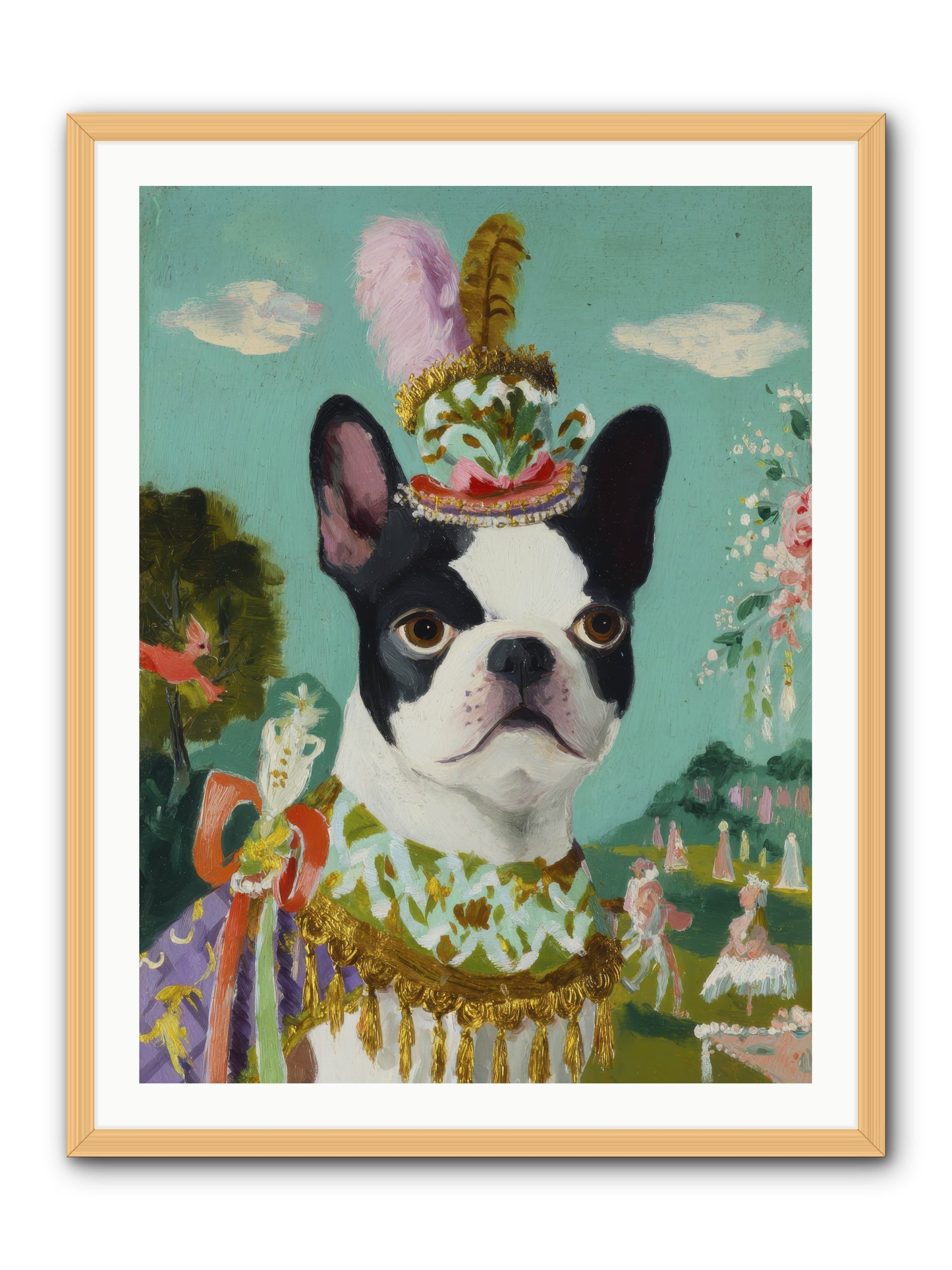 A Darling All My Own -- Framed Print - Natural 30x40