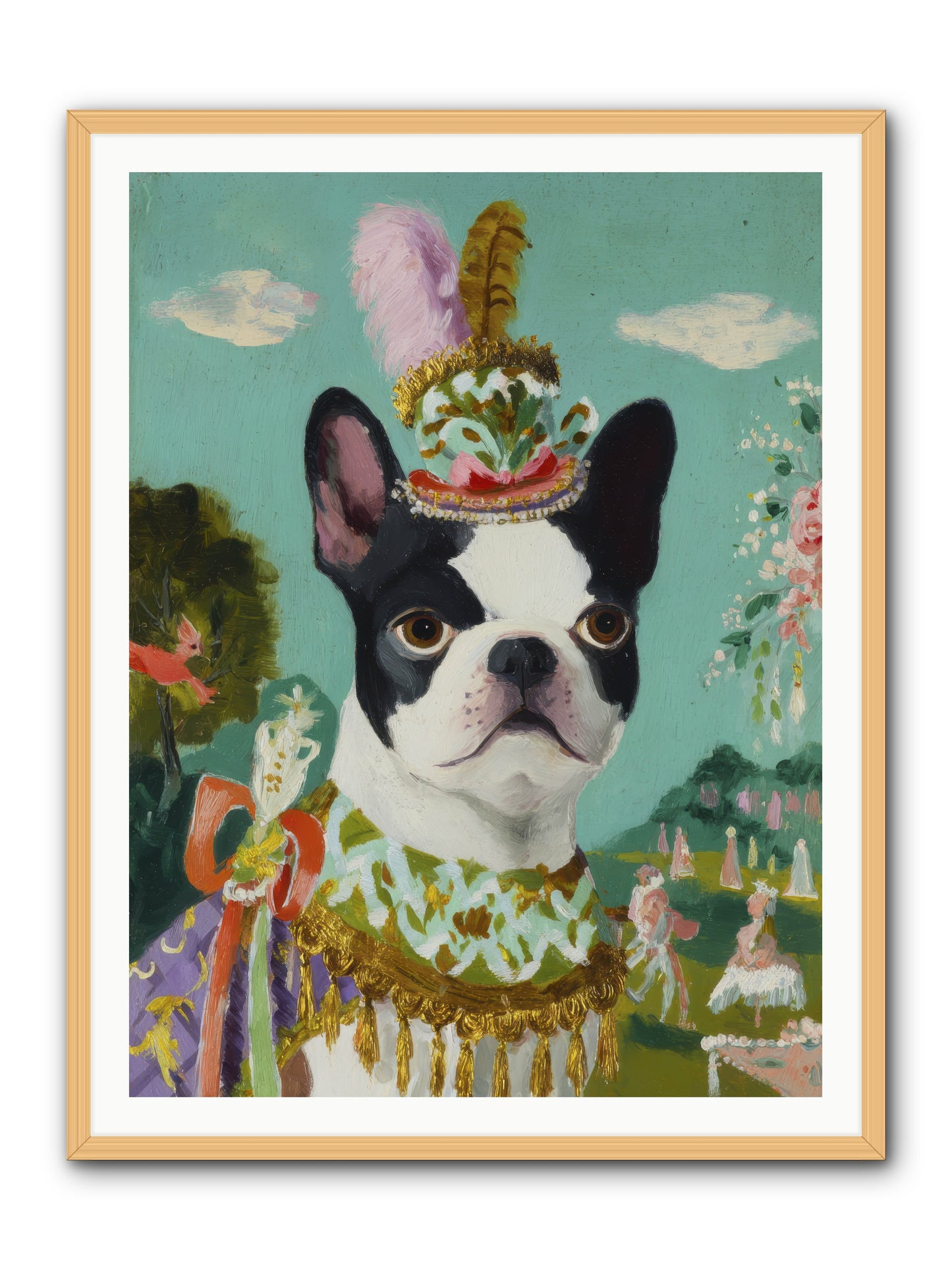 A Darling All My Own -- Framed Print - Natural 36x48