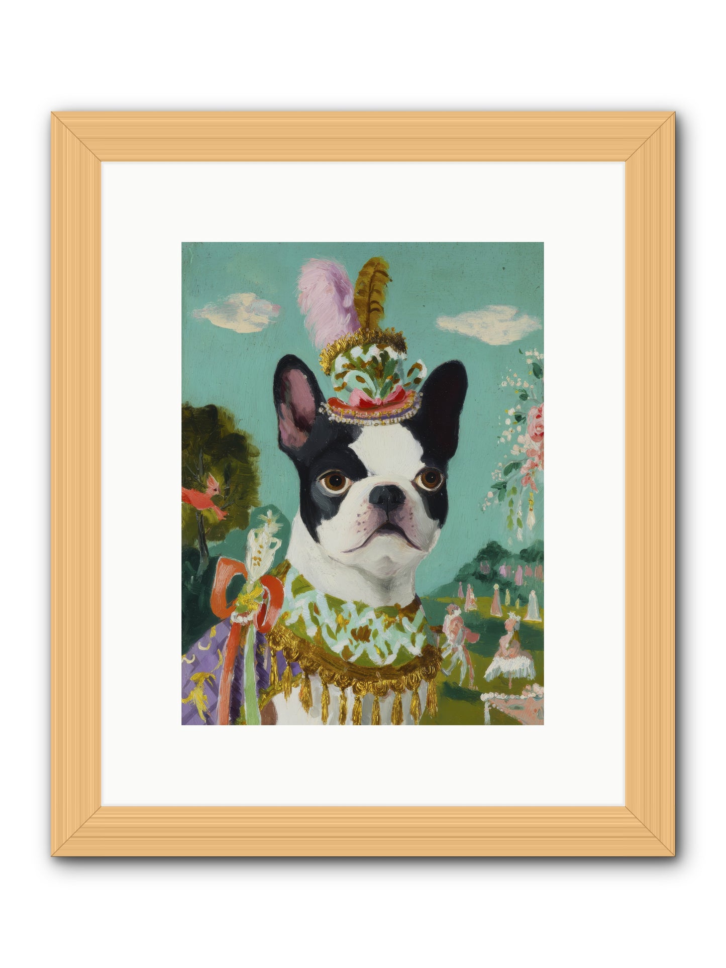 A Darling All My Own -- Framed Print - Natural 9x12