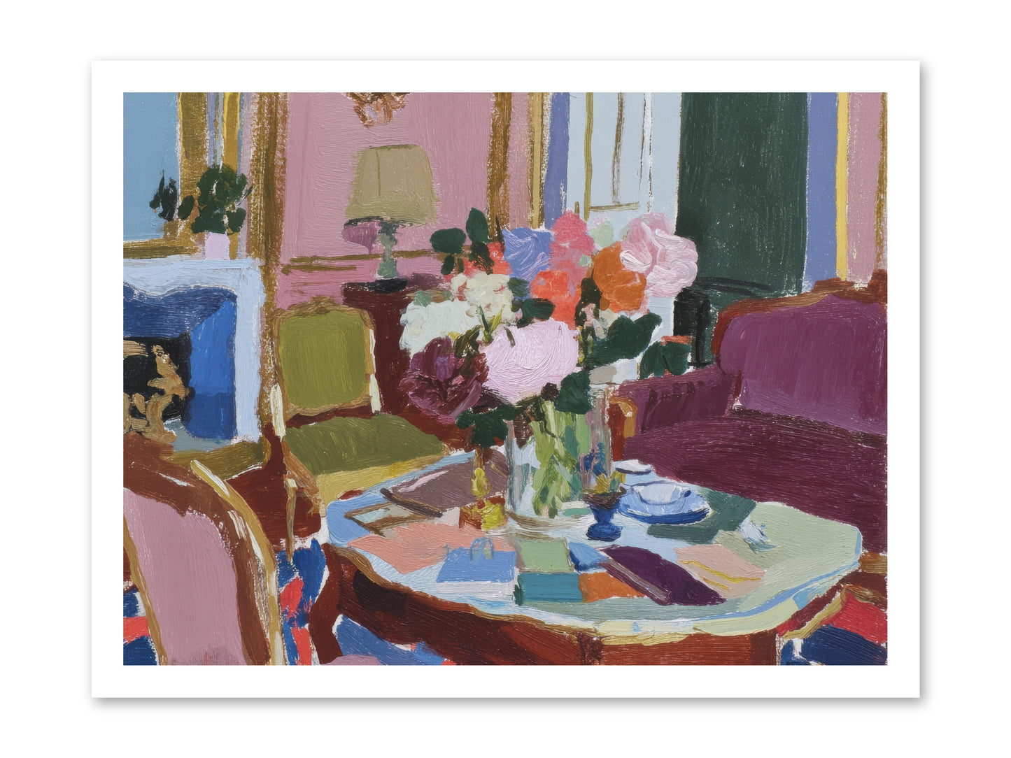 A Debt Repaid in Wildflowers -- Loose Canvas Print 24x18