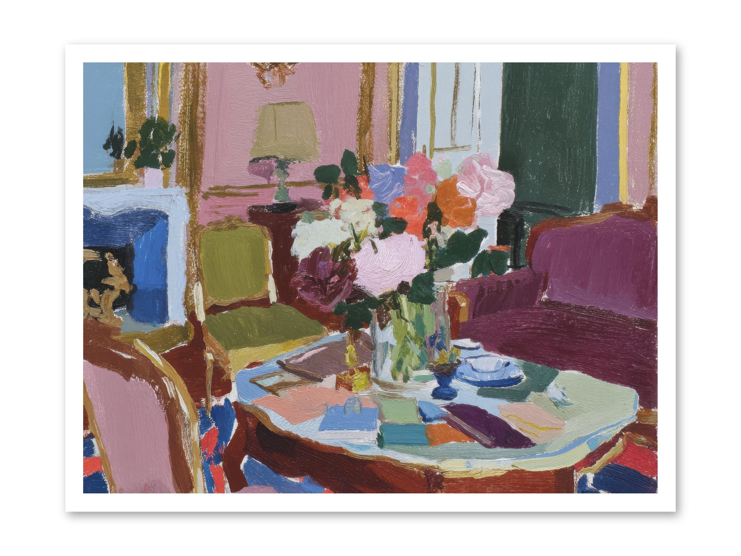 A Debt Repaid in Wildflowers -- Loose Canvas Print 32x24