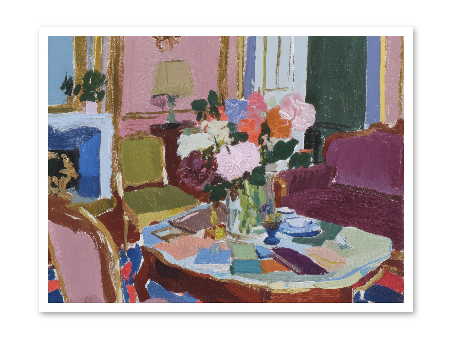 A Debt Repaid in Wildflowers -- Loose Canvas Print 40x30