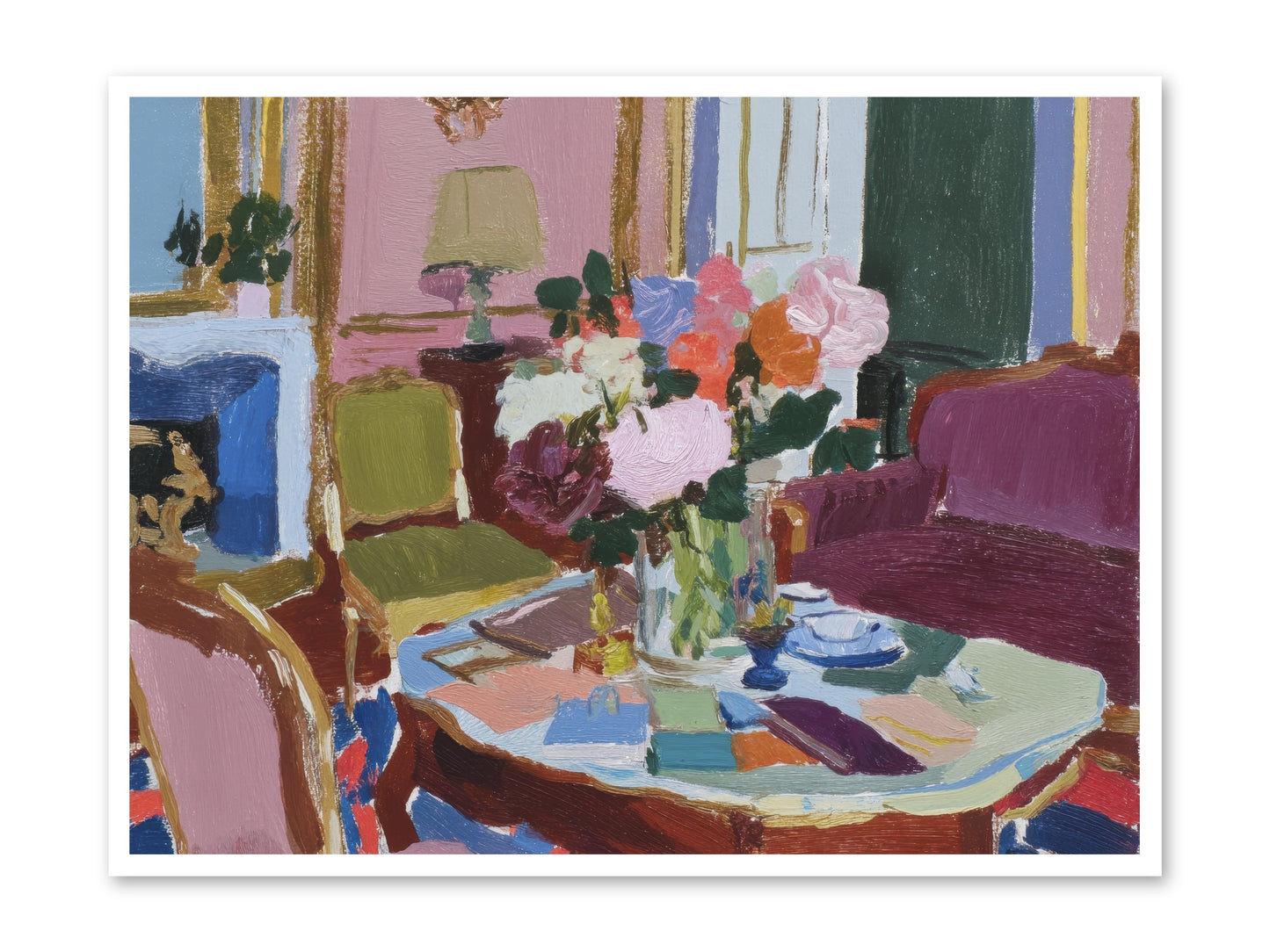 A Debt Repaid in Wildflowers -- Loose Canvas Print 48x36