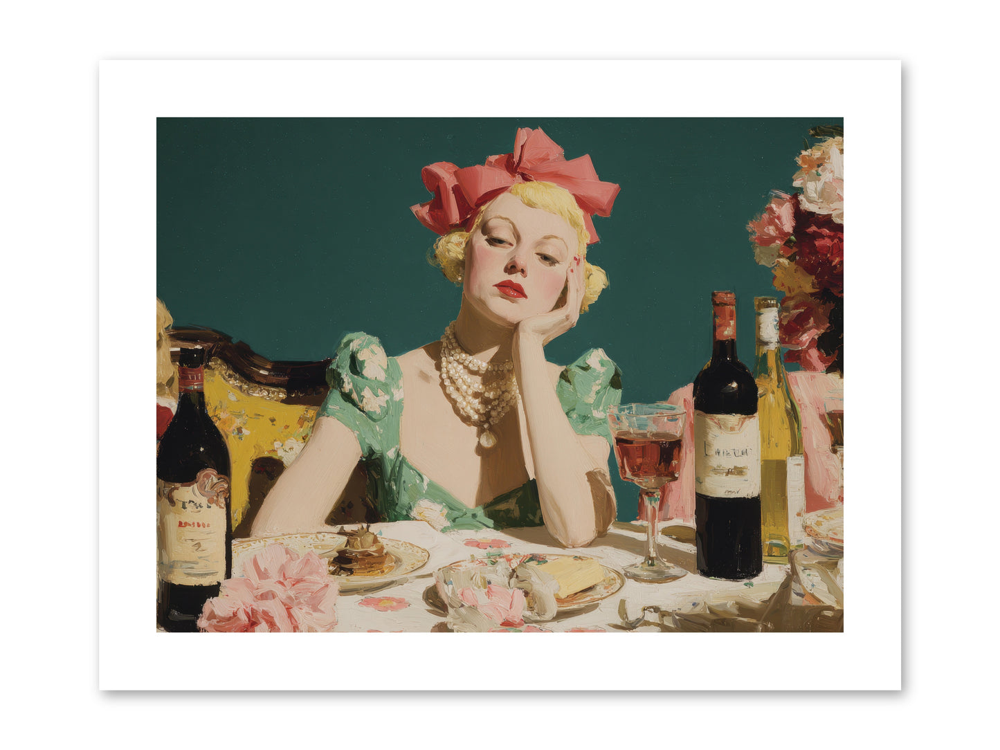 A Feast Made for One -- Paper Print 12x9
