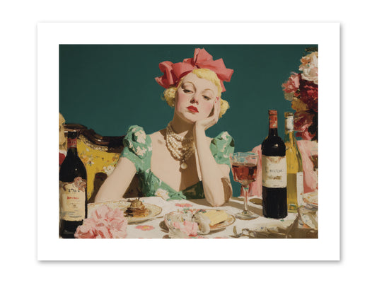 A Feast Made for One -- Paper Print 12x9