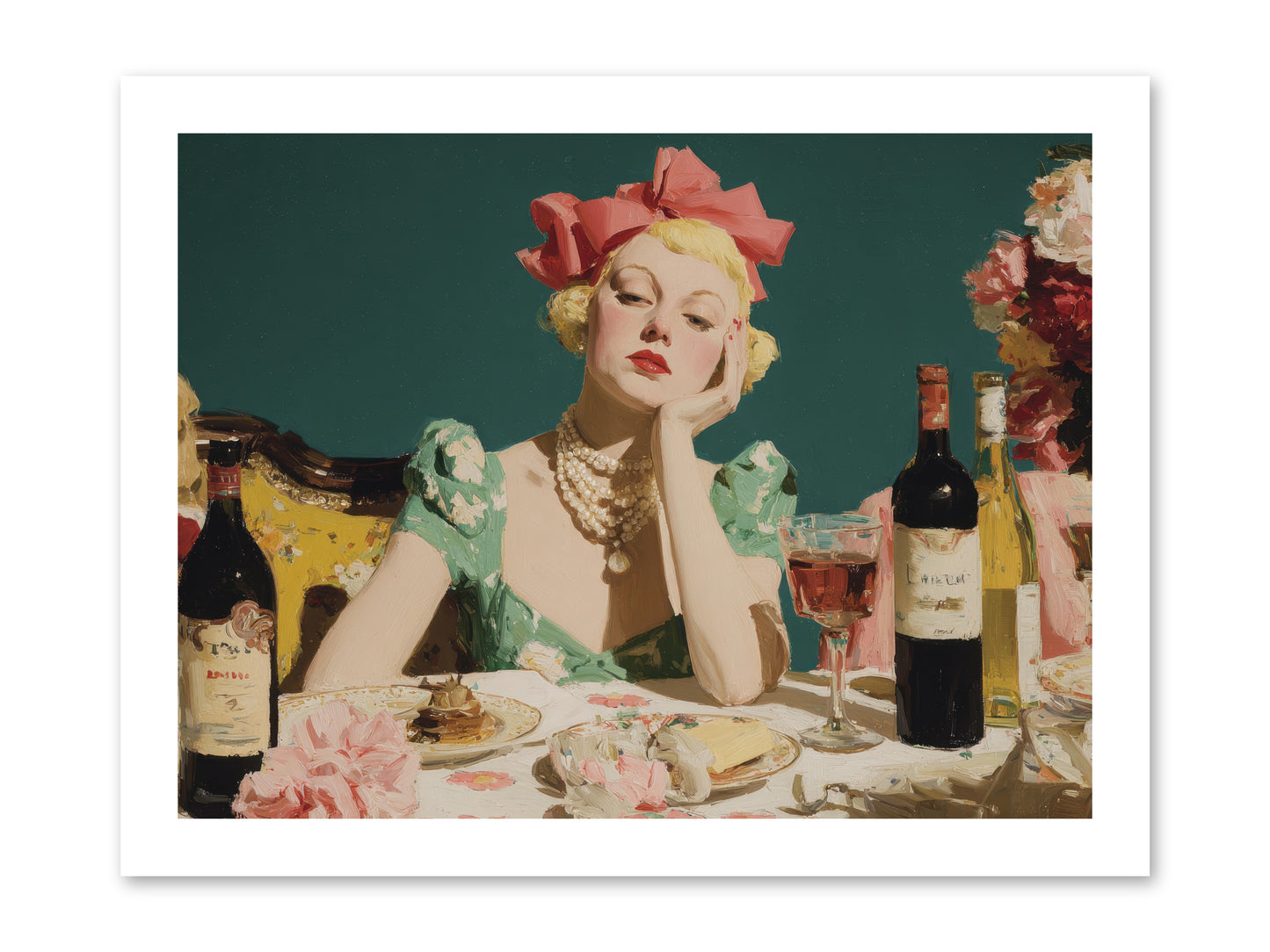 A Feast Made for One -- Paper Print 16x12