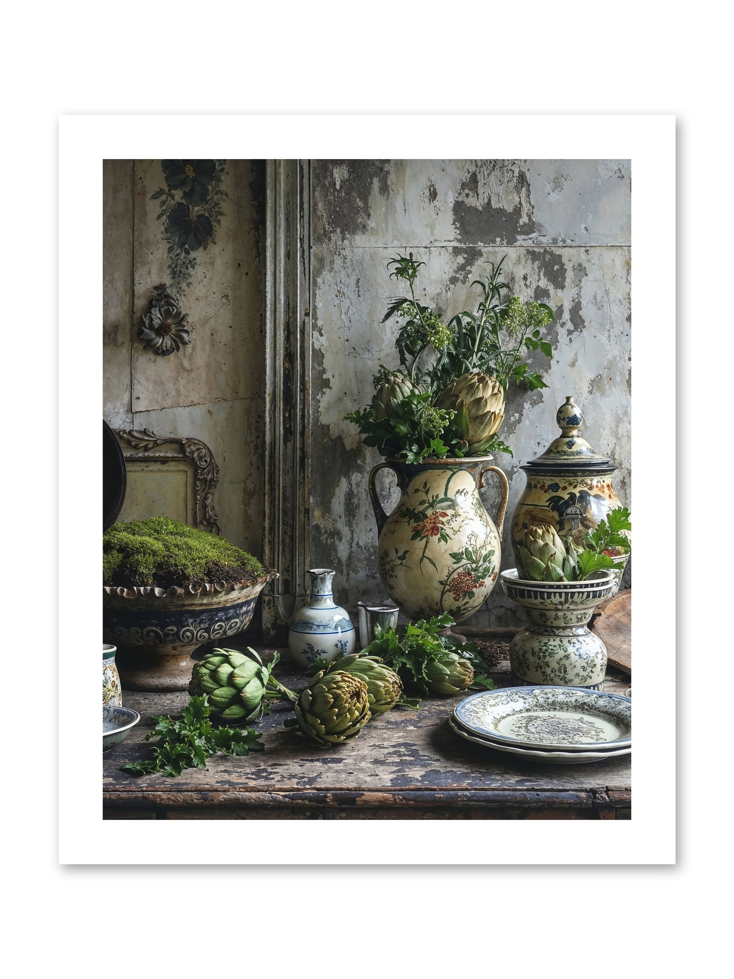 A Fine Collaboration -- Loose Canvas Print 12x15