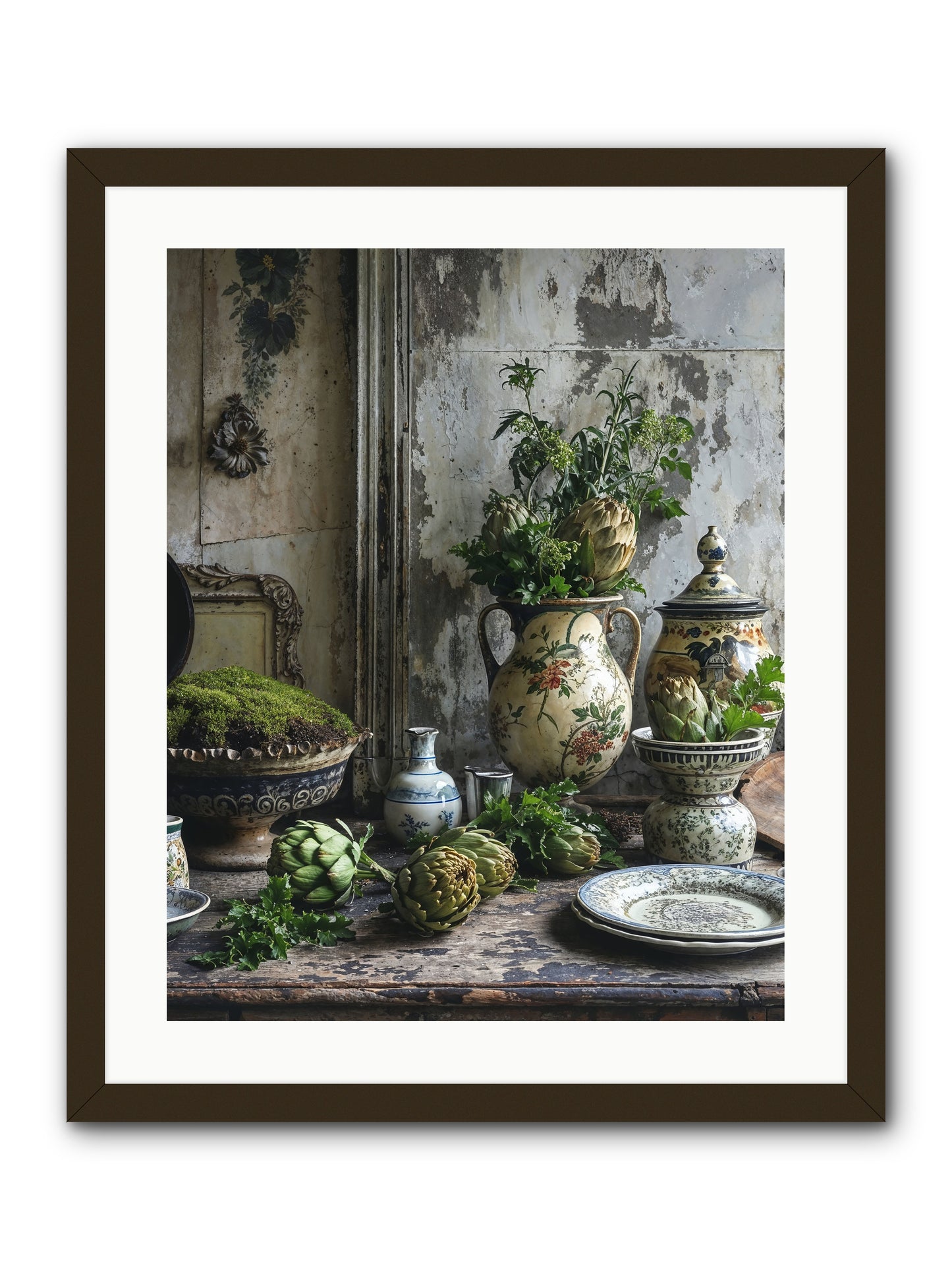 A Fine Collaboration -- Framed Print - Black 20x25