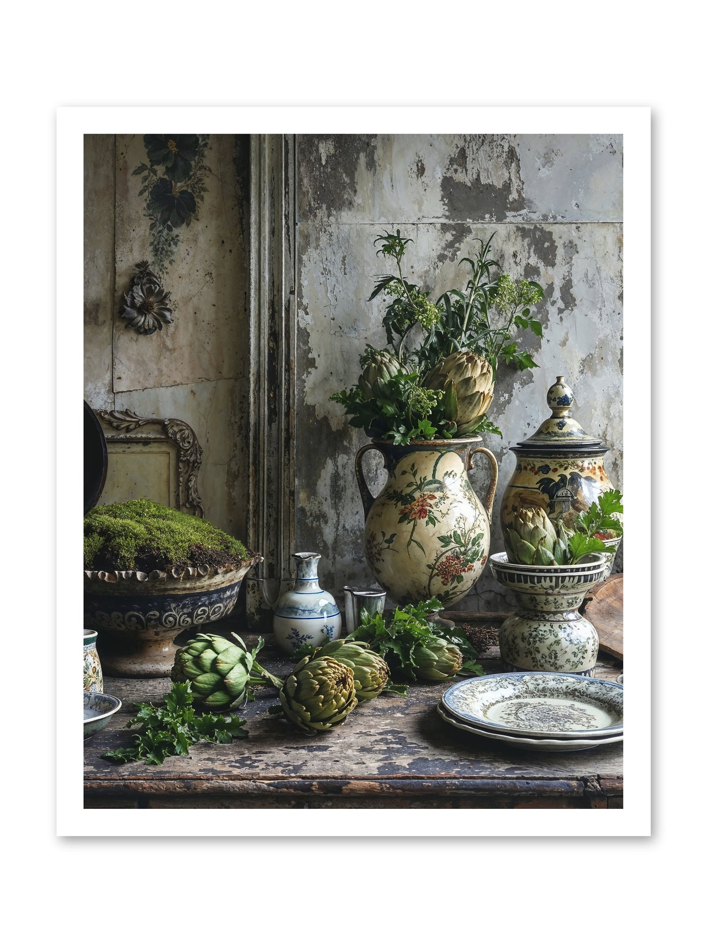 A Fine Collaboration -- Loose Canvas Print 20x25