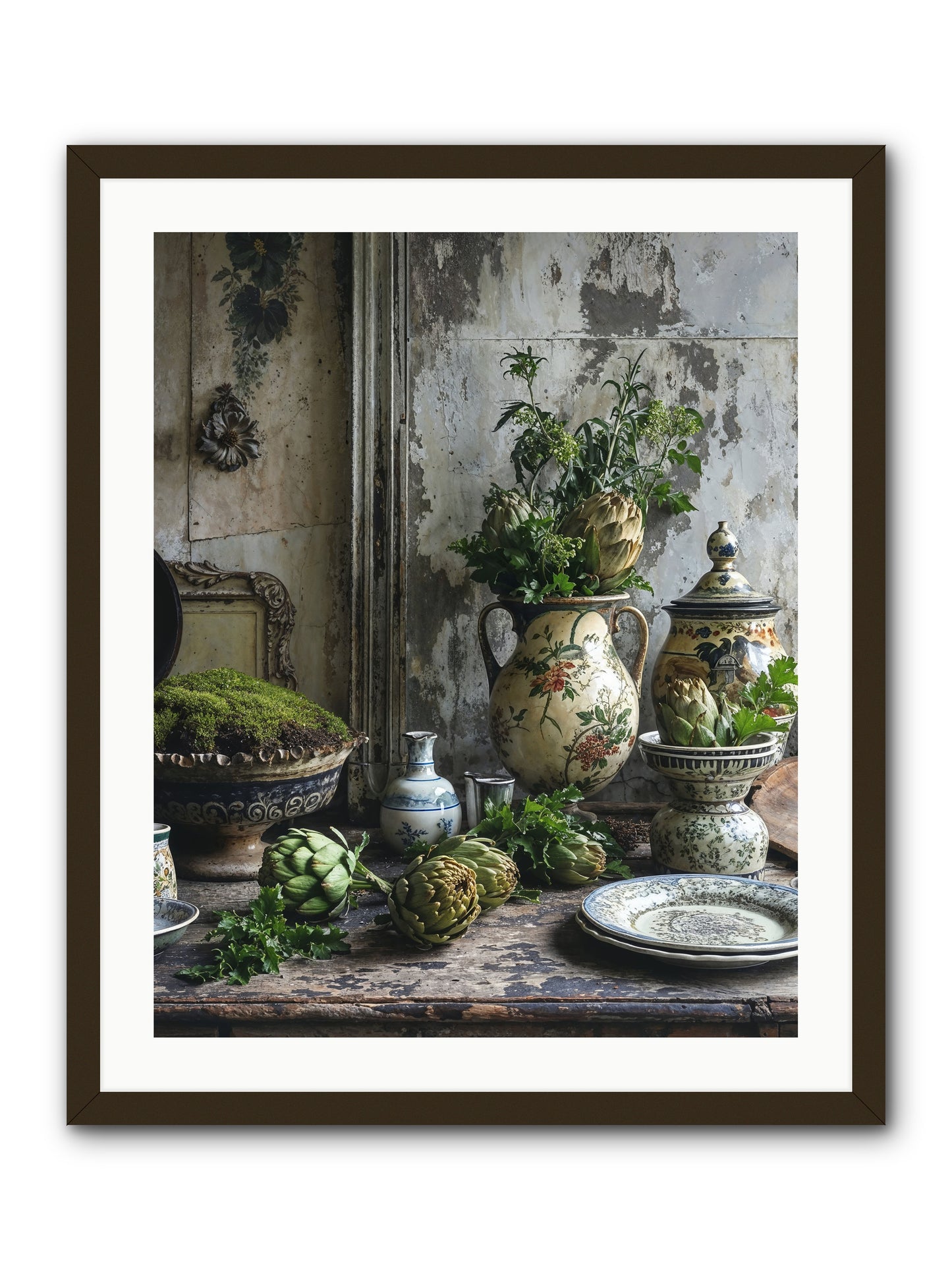 A Fine Collaboration -- Framed Print - Black 24x30
