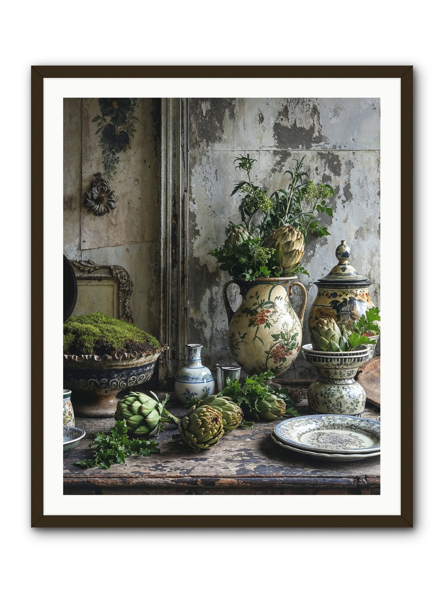 A Fine Collaboration -- Framed Print - Black 32x40