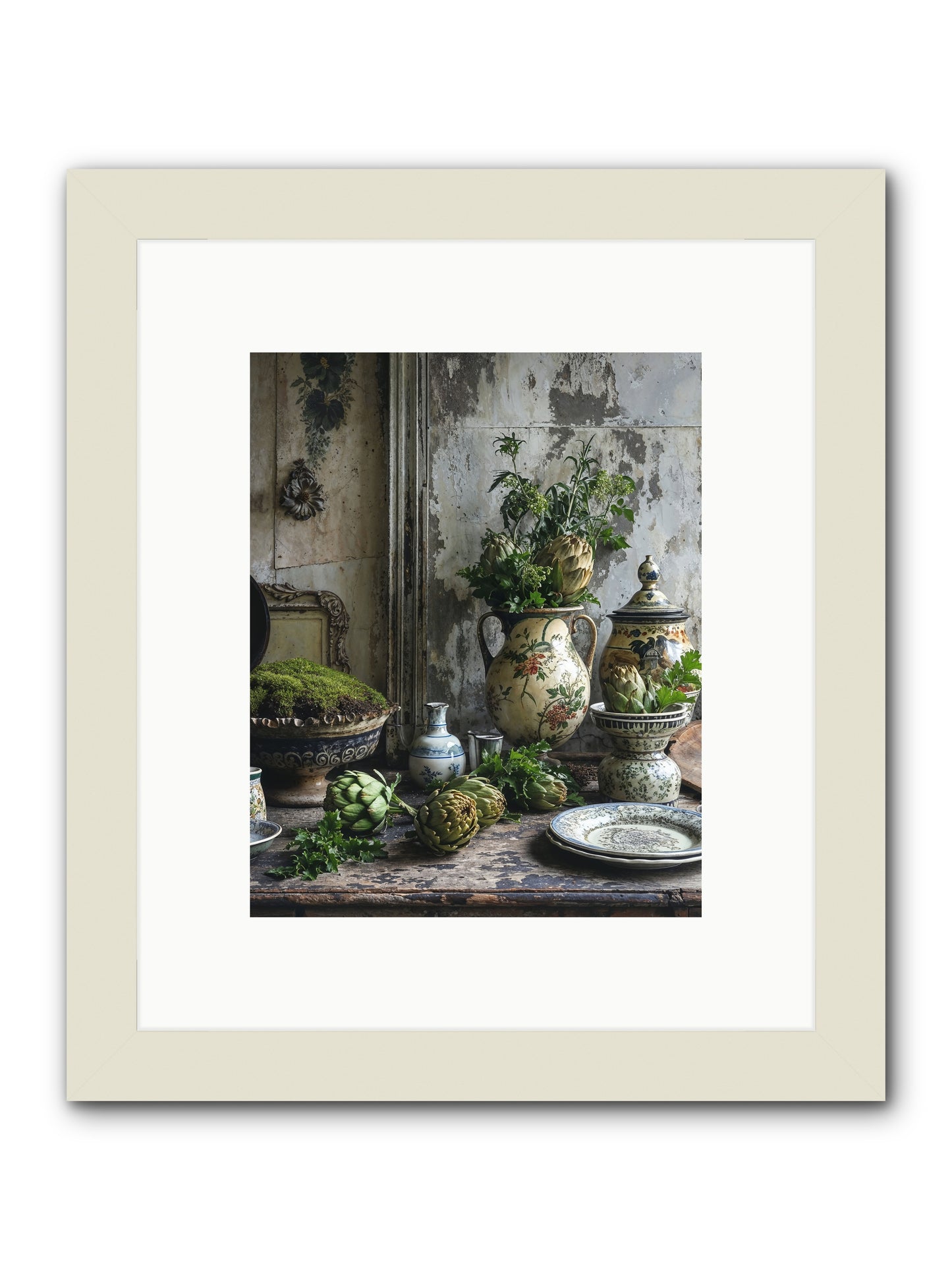 A Fine Collaboration -- Framed Print - White 8x10