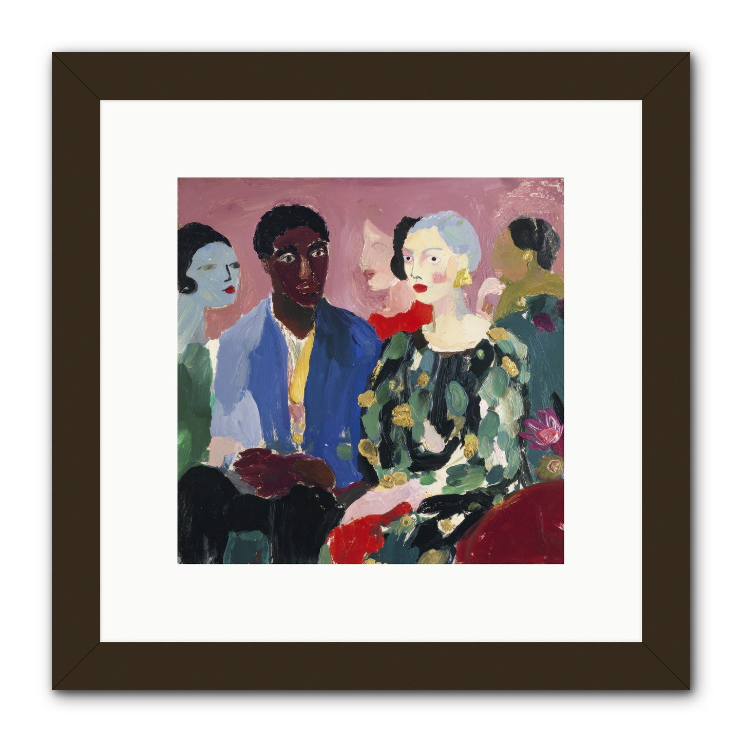A Gathering of Almost-Truths -- Framed Print - Black 10x10