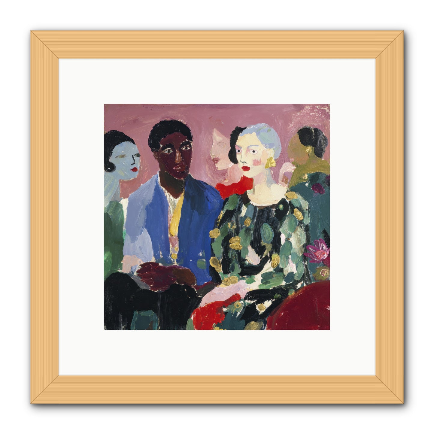 A Gathering of Almost-Truths -- Framed Print - Natural 10x10