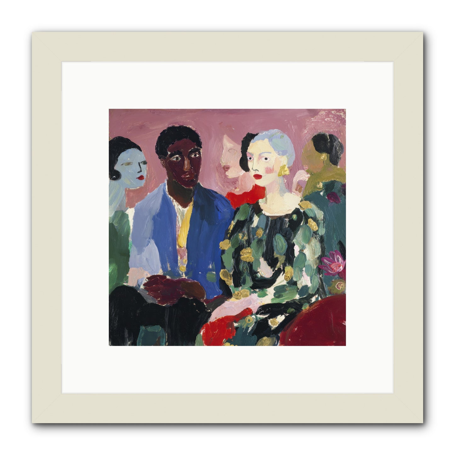 A Gathering of Almost-Truths -- Framed Print - White 10x10