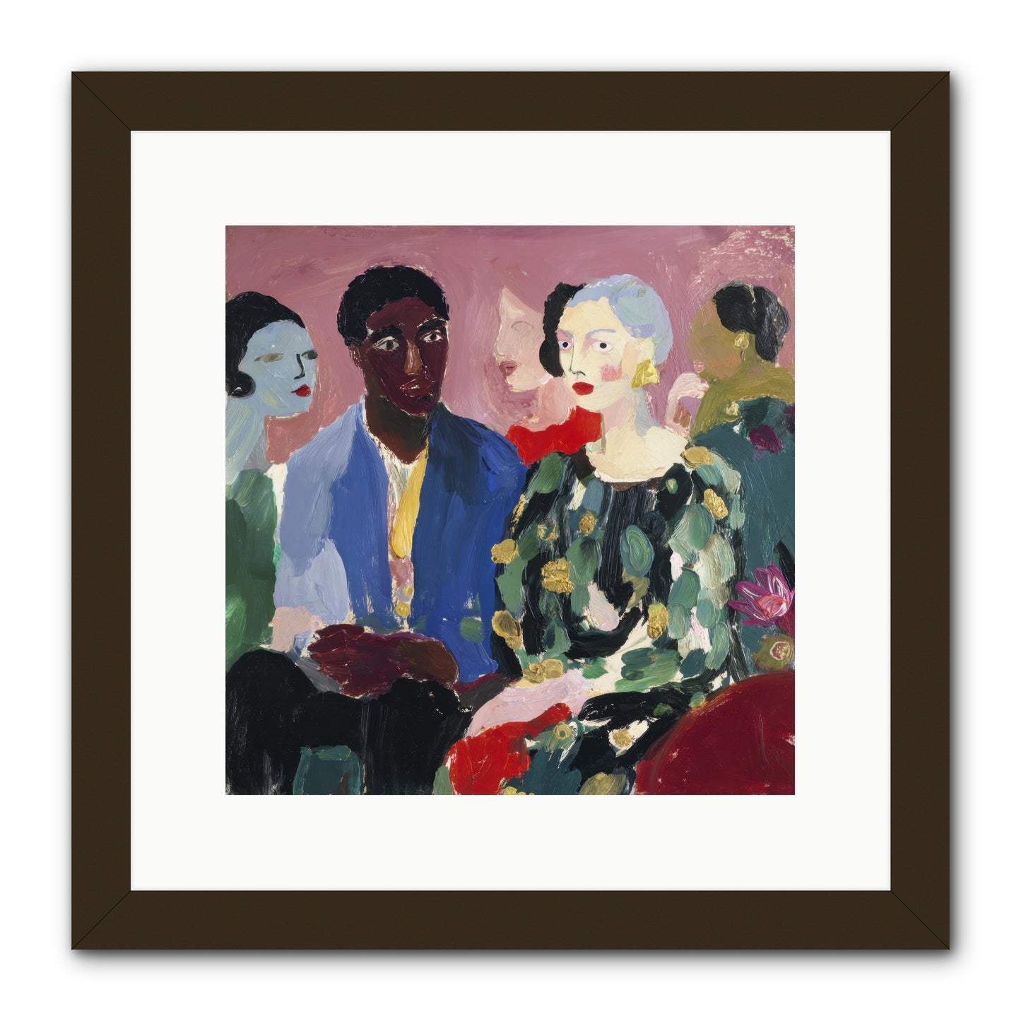 A Gathering of Almost-Truths -- Framed Print - Black 12x12