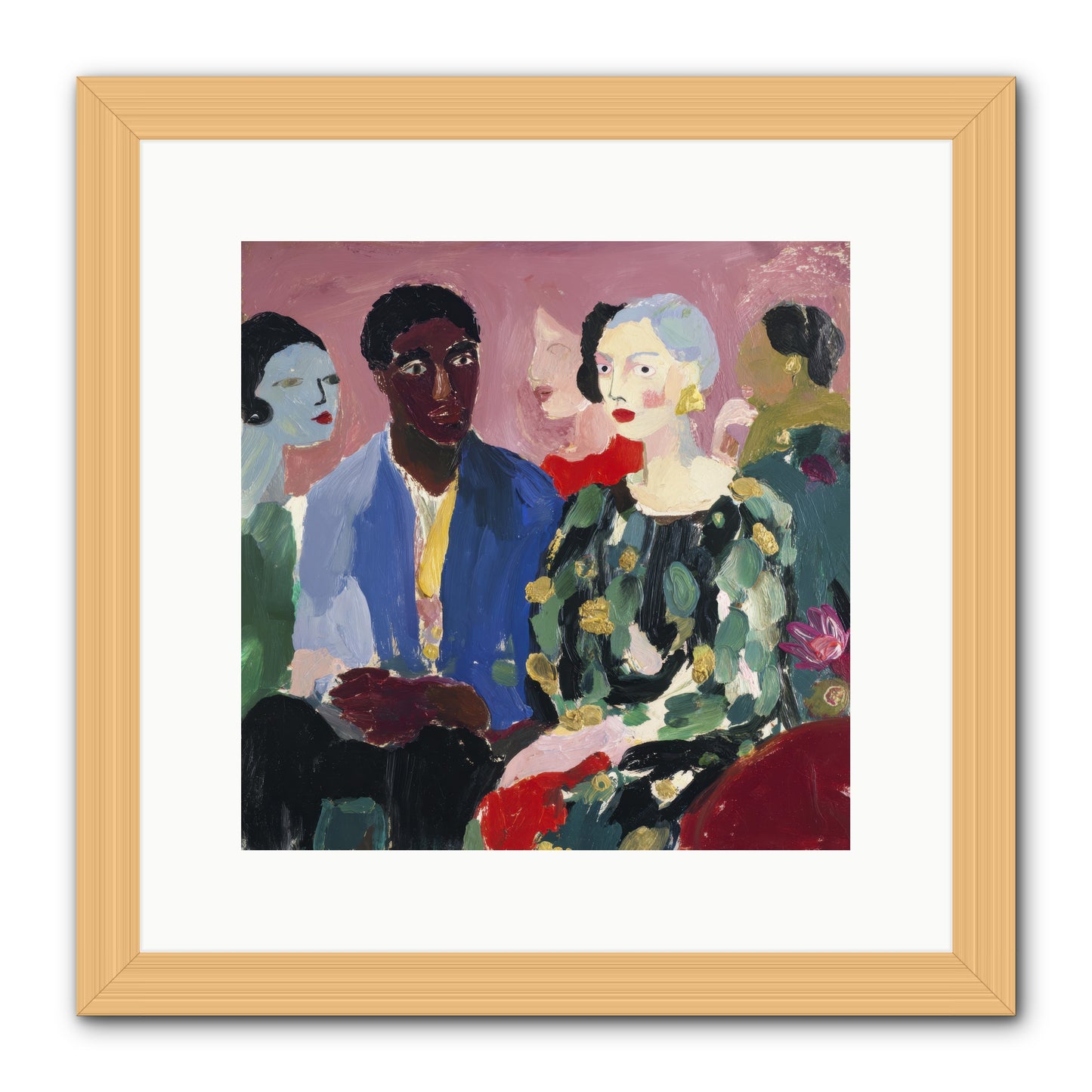 A Gathering of Almost-Truths -- Framed Print - Natural 12x12