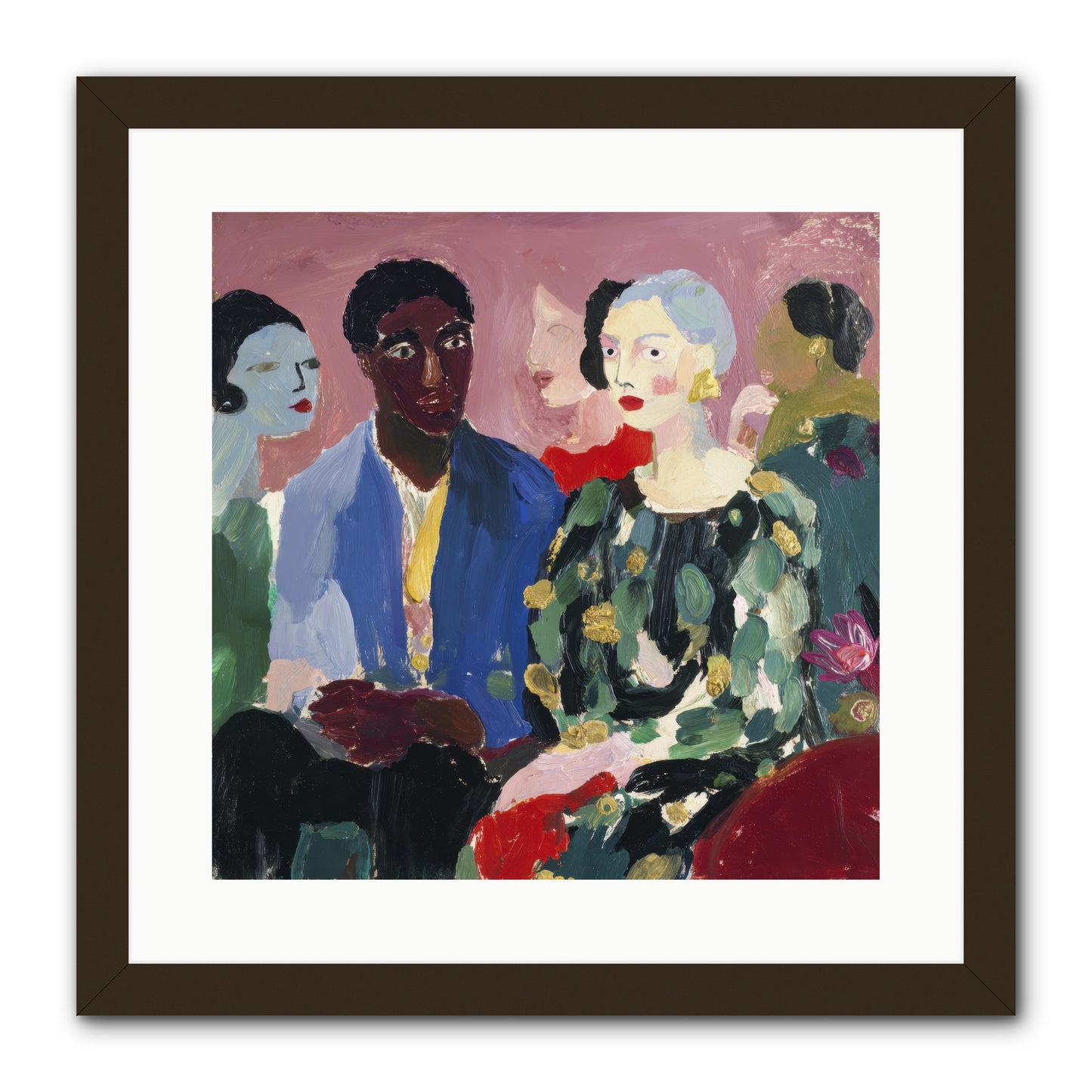 A Gathering of Almost-Truths -- Framed Print - Black 16x16