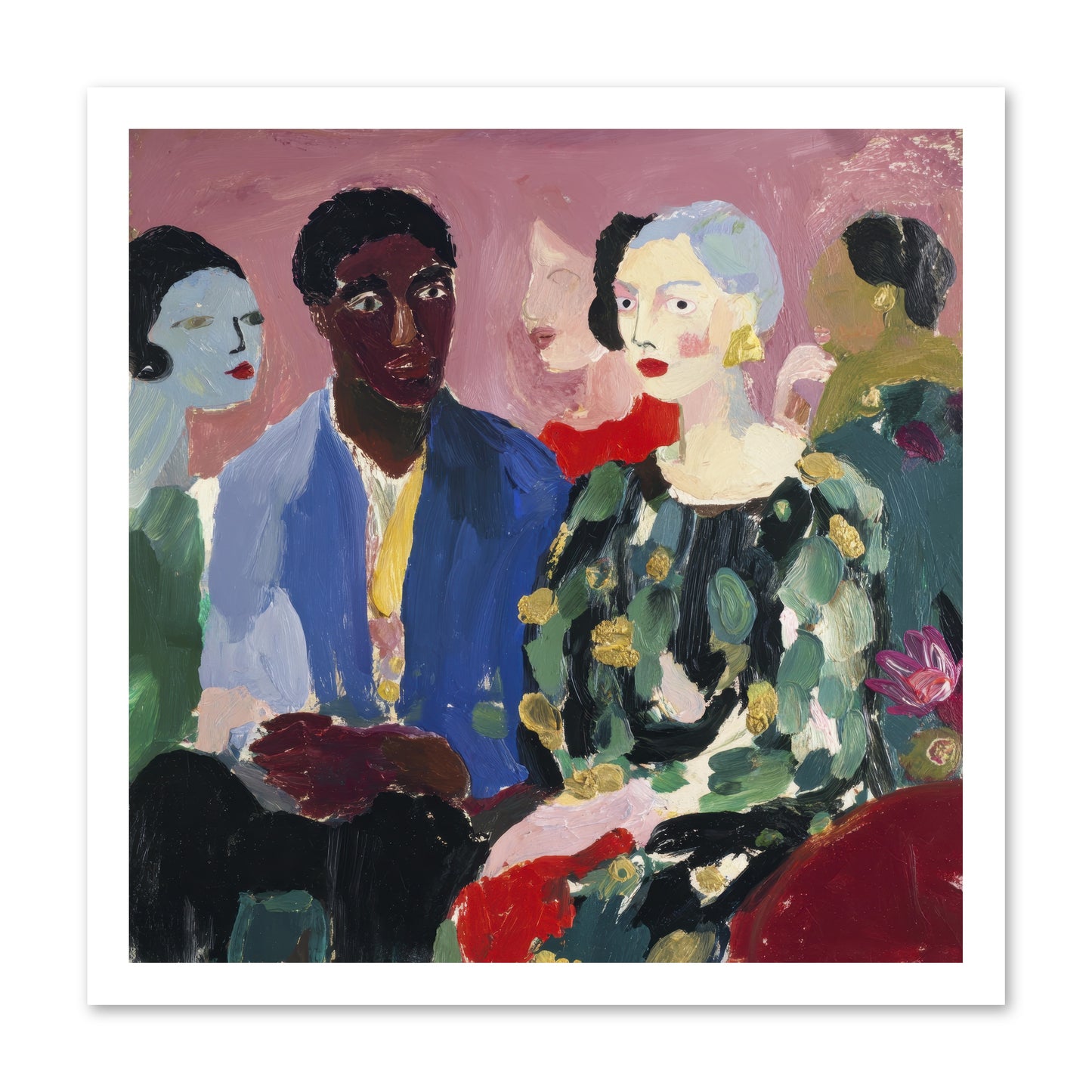 A Gathering of Almost-Truths -- Loose Canvas Print 20x20