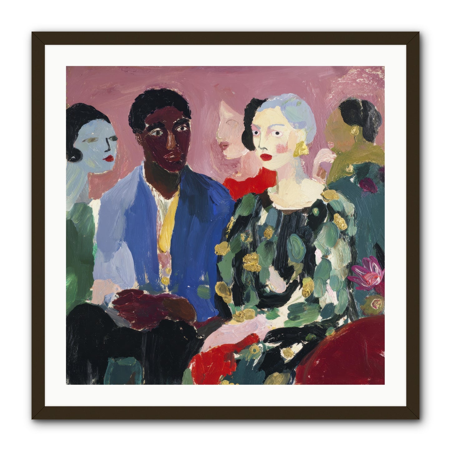 A Gathering of Almost-Truths -- Framed Print - Black 30x30