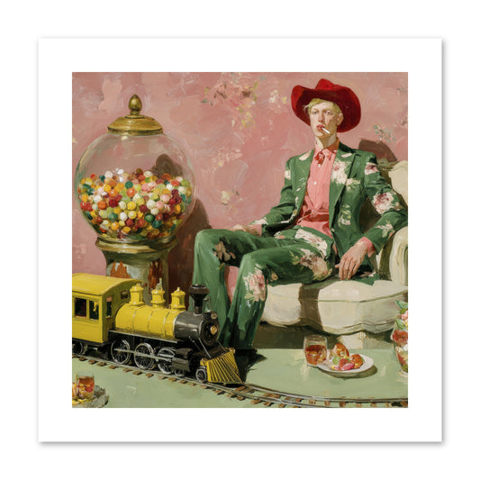 A Handbook for Gentle Eccentrics -- Paper Print 10x10