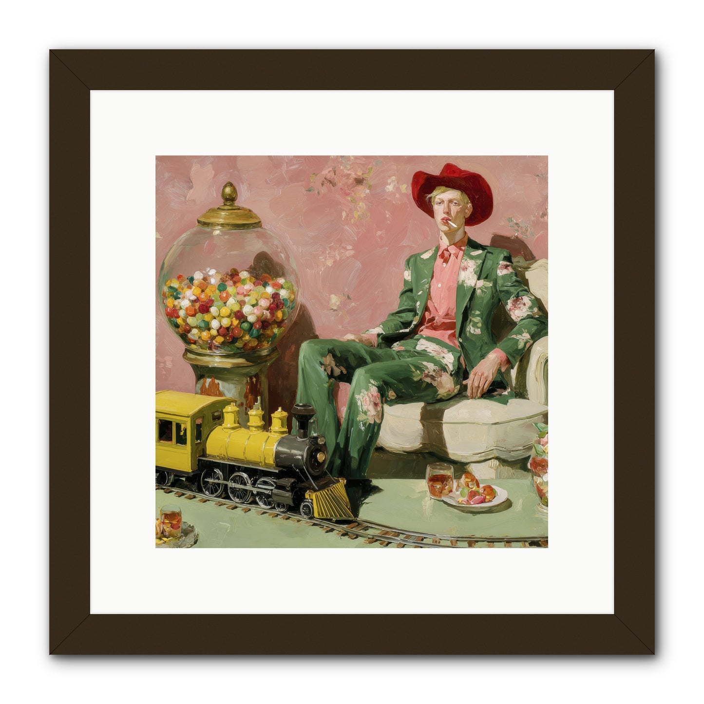A Handbook for Gentle Eccentrics -- Framed Print - Black 12x12