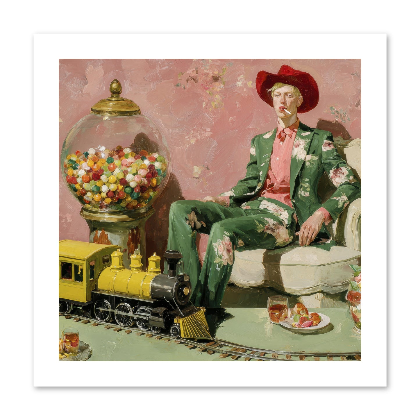 A Handbook for Gentle Eccentrics -- Loose Canvas Print 12x12