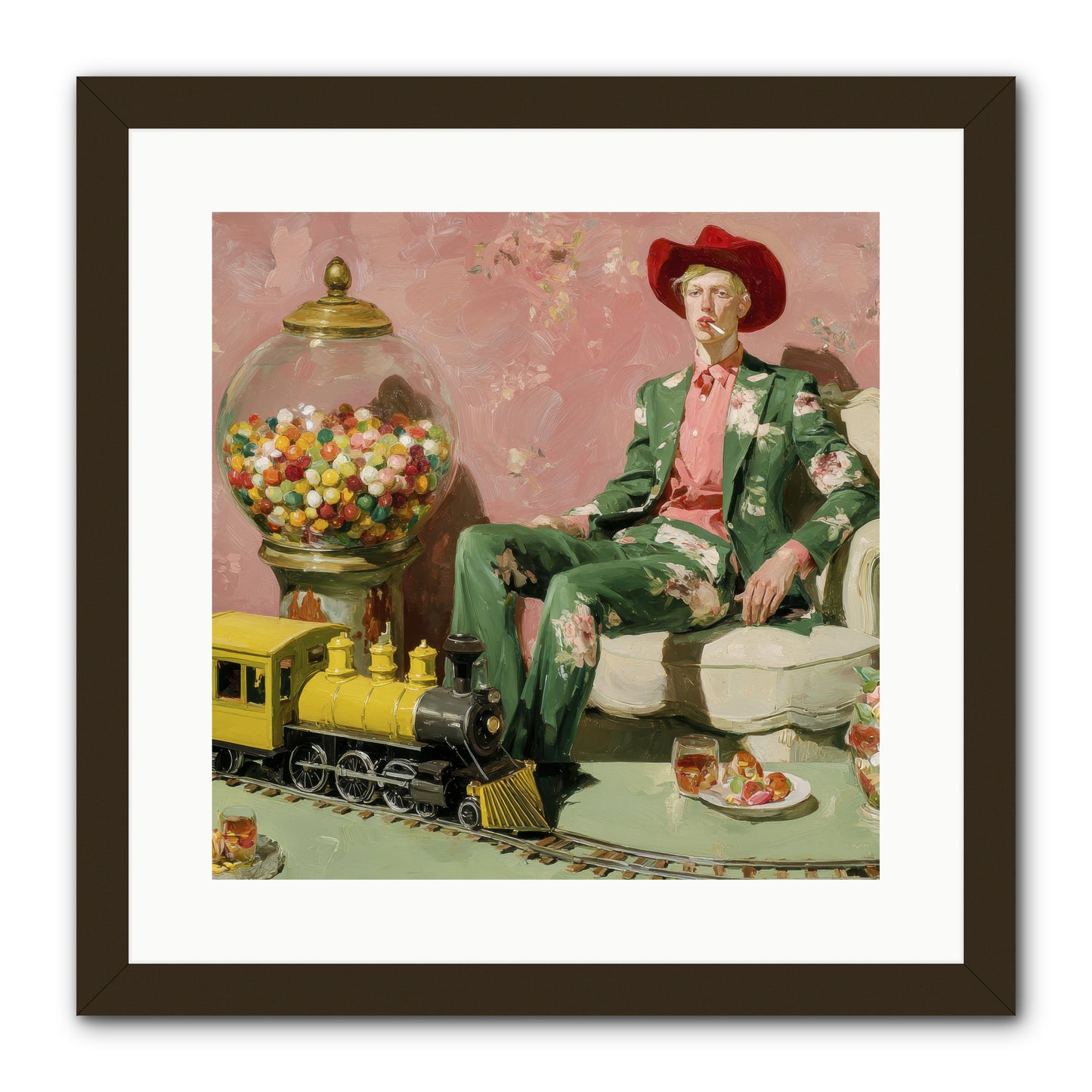 A Handbook for Gentle Eccentrics -- Framed Print - Black 16x16