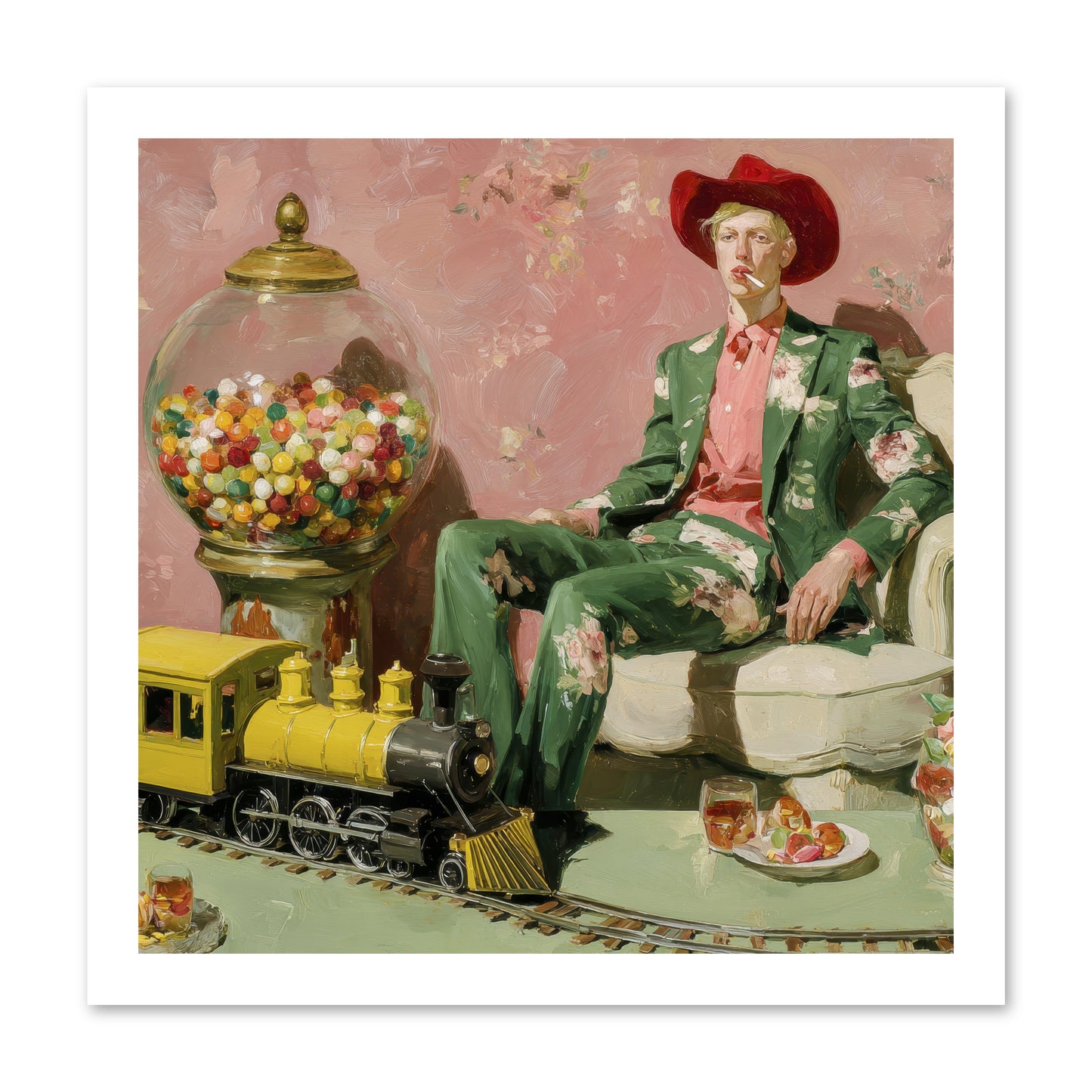A Handbook for Gentle Eccentrics -- Paper Print 16x16
