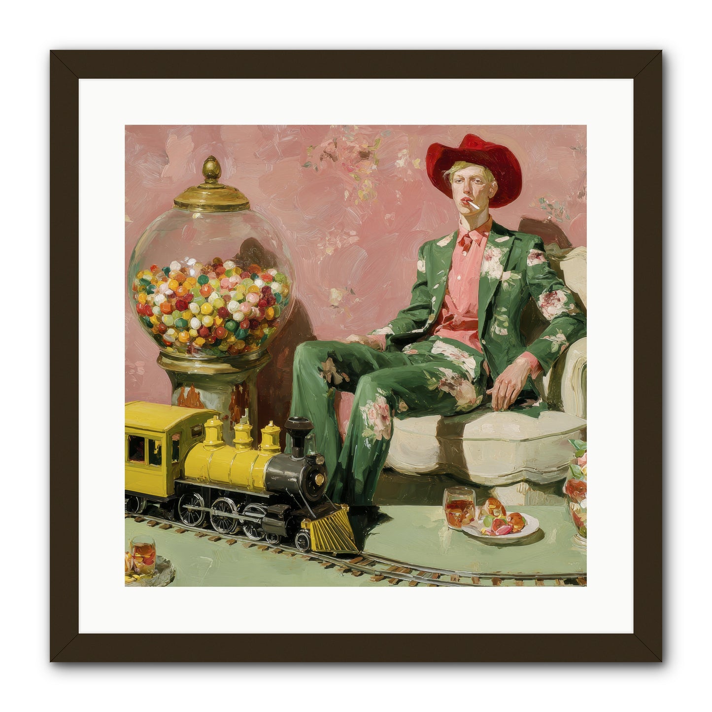 A Handbook for Gentle Eccentrics -- Framed Print - Black 20x20