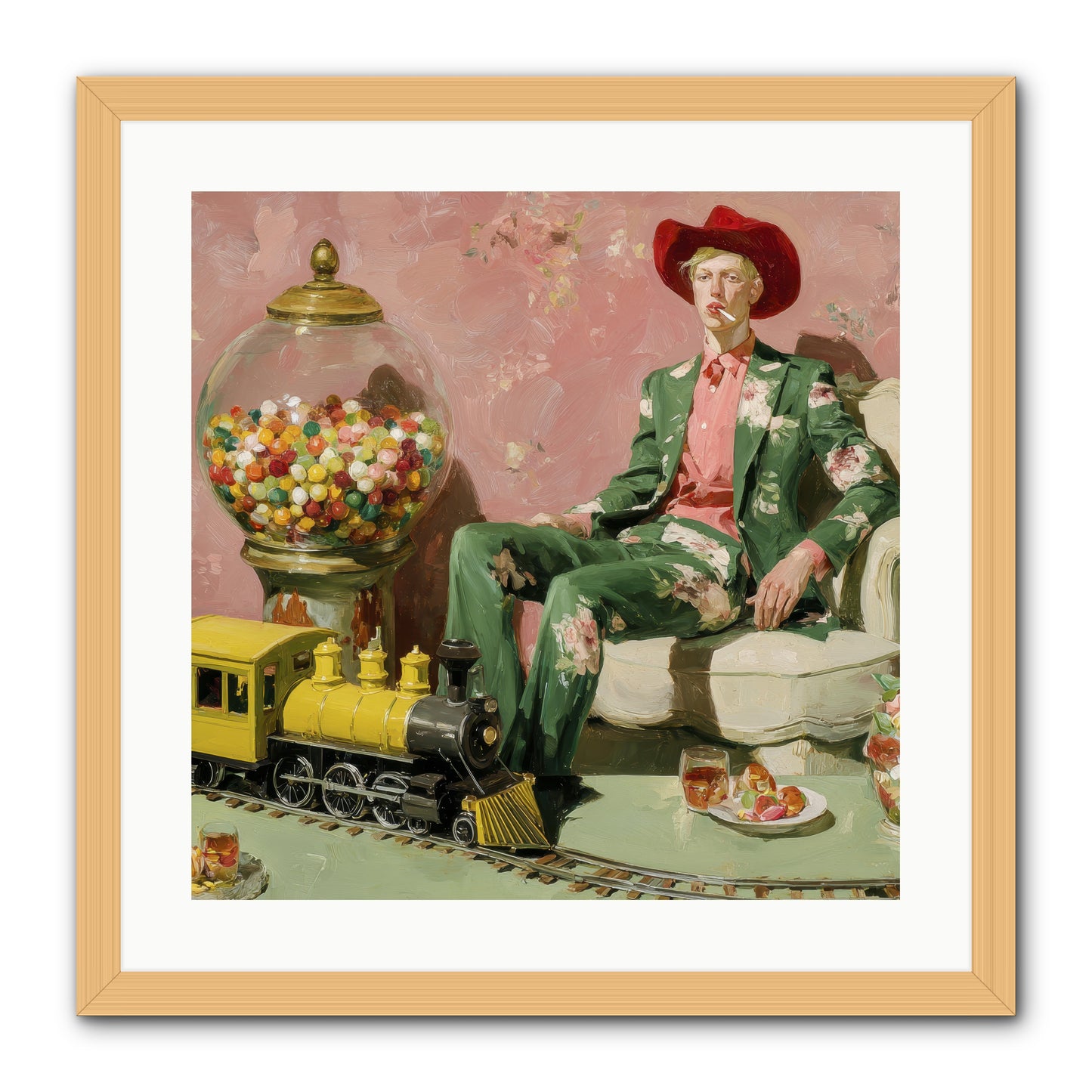 A Handbook for Gentle Eccentrics -- Framed Print - Natural 20x20