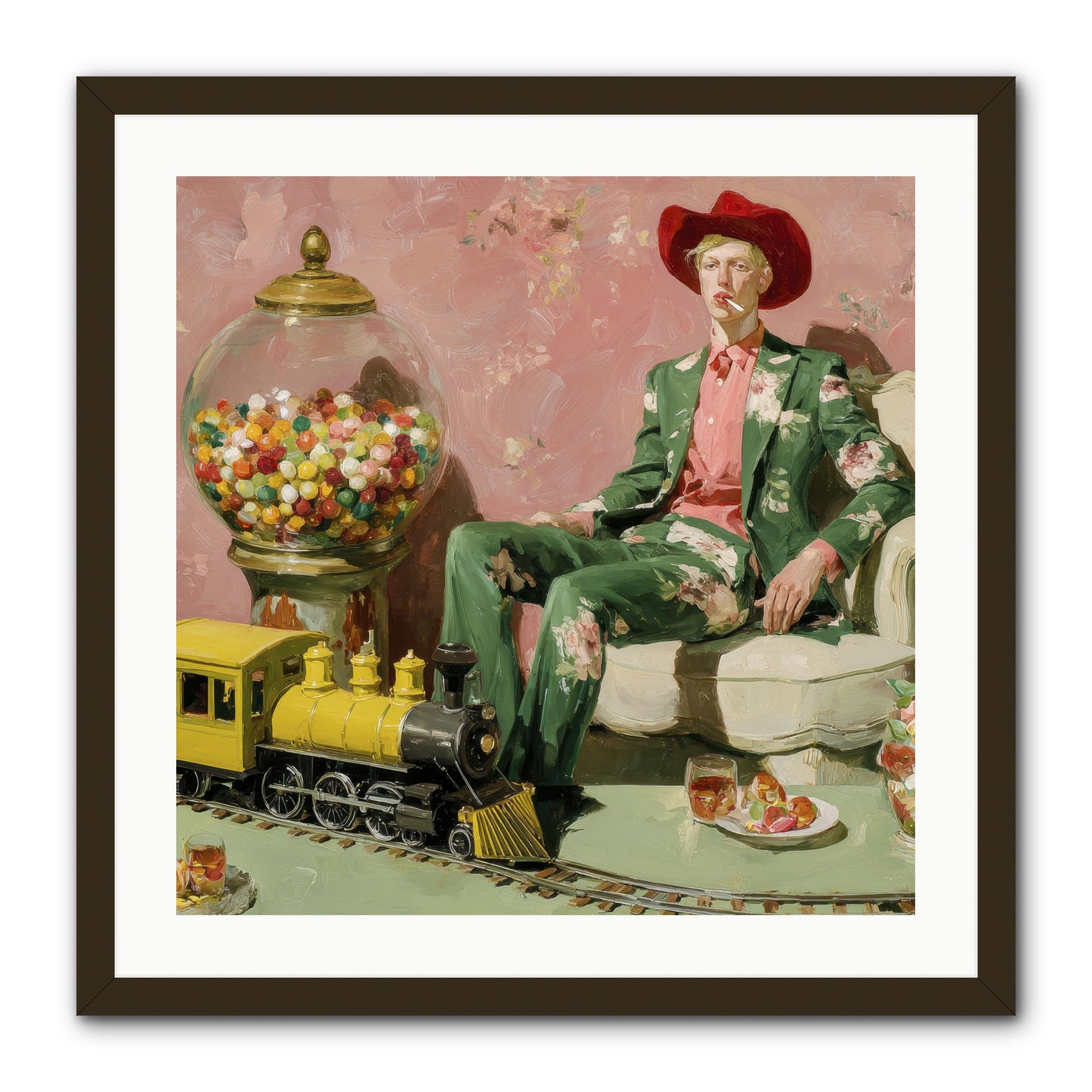 A Handbook for Gentle Eccentrics -- Framed Print - Black 24x24