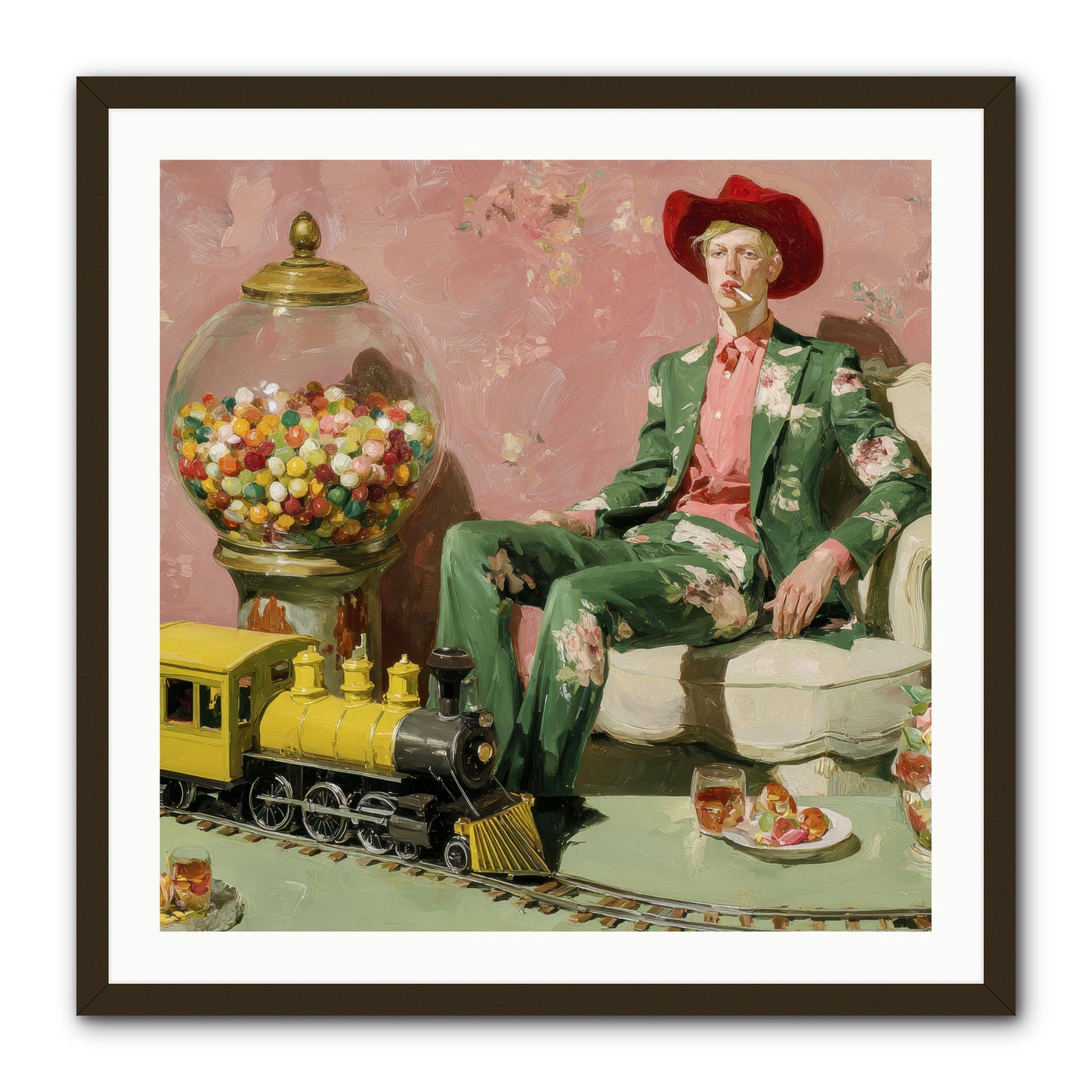 A Handbook for Gentle Eccentrics -- Framed Print - Black 30x30
