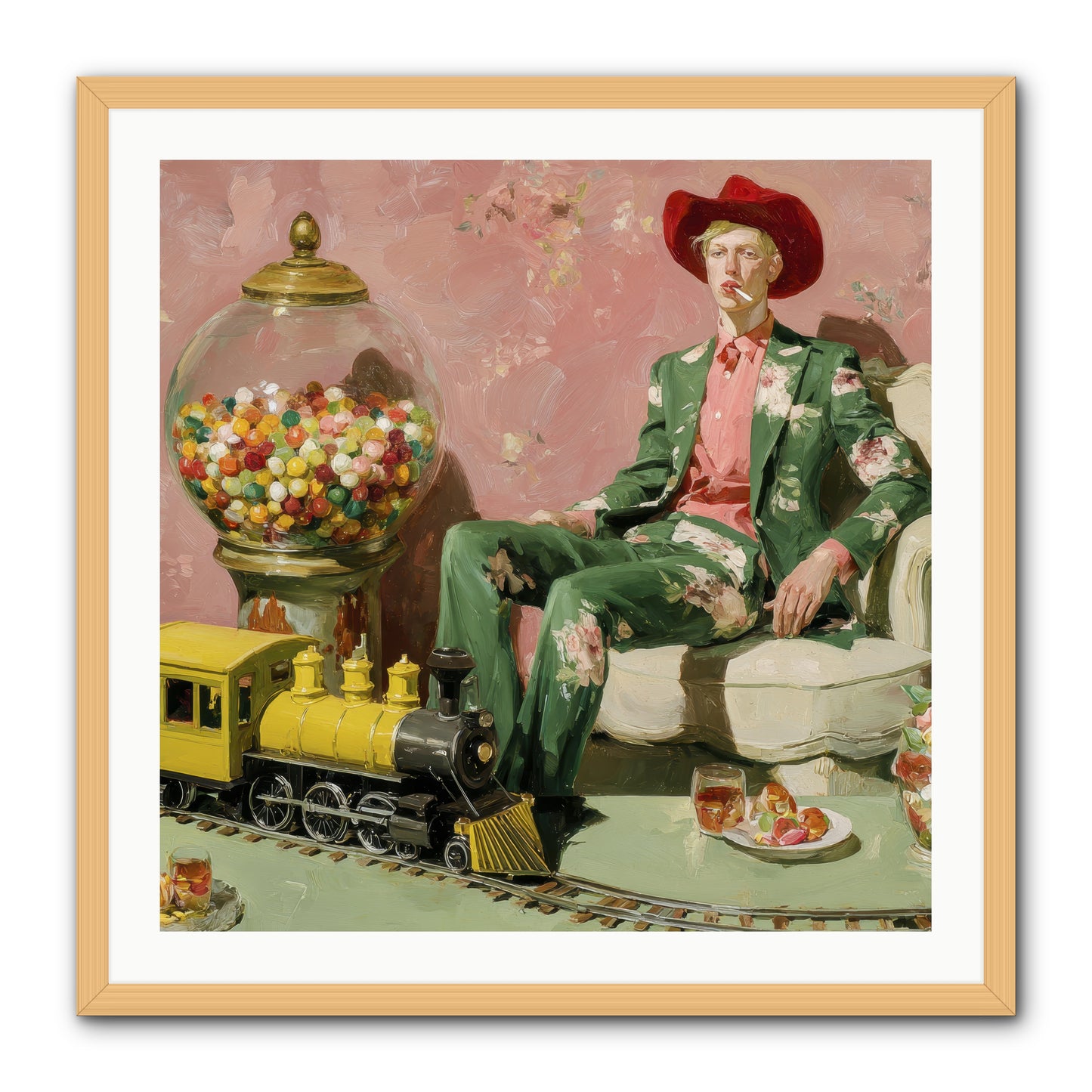 A Handbook for Gentle Eccentrics -- Framed Print - Natural 30x30