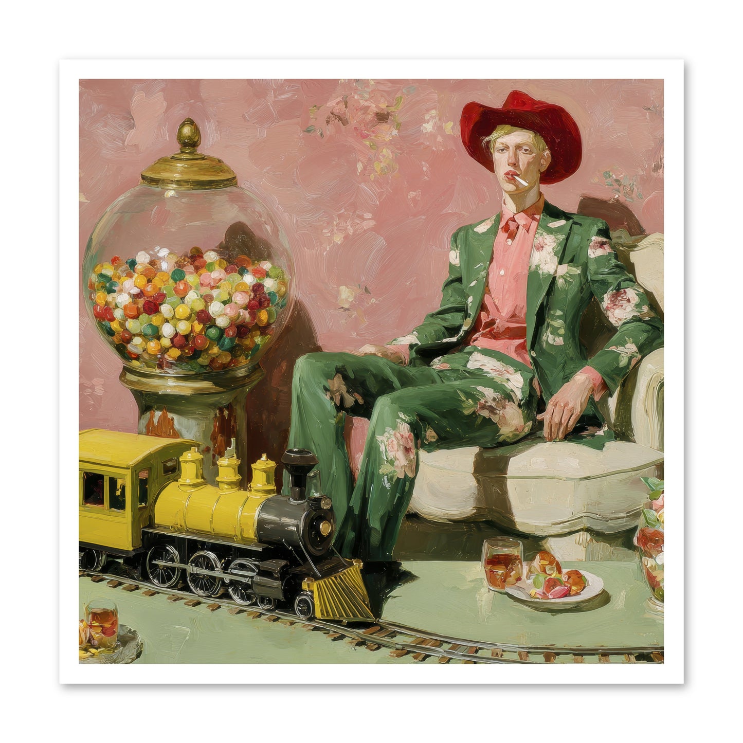 A Handbook for Gentle Eccentrics -- Paper Print 30x30