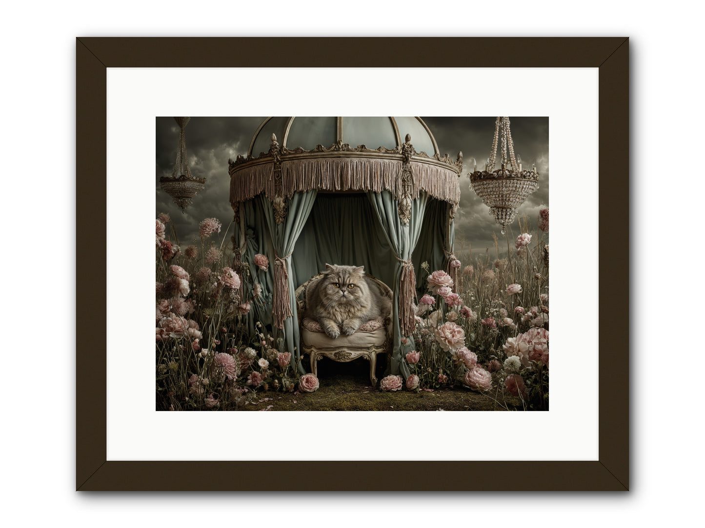 A Heart Full of Sky -- Framed Print - Black 16x12