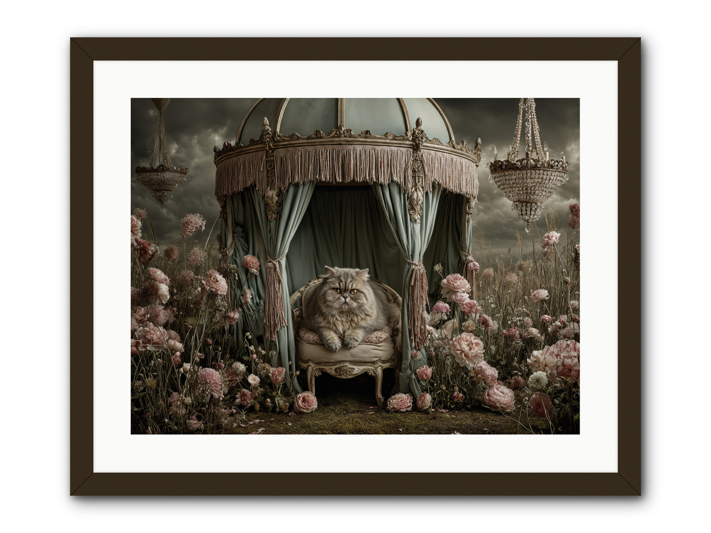 A Heart Full of Sky -- Framed Print - Black 24x18