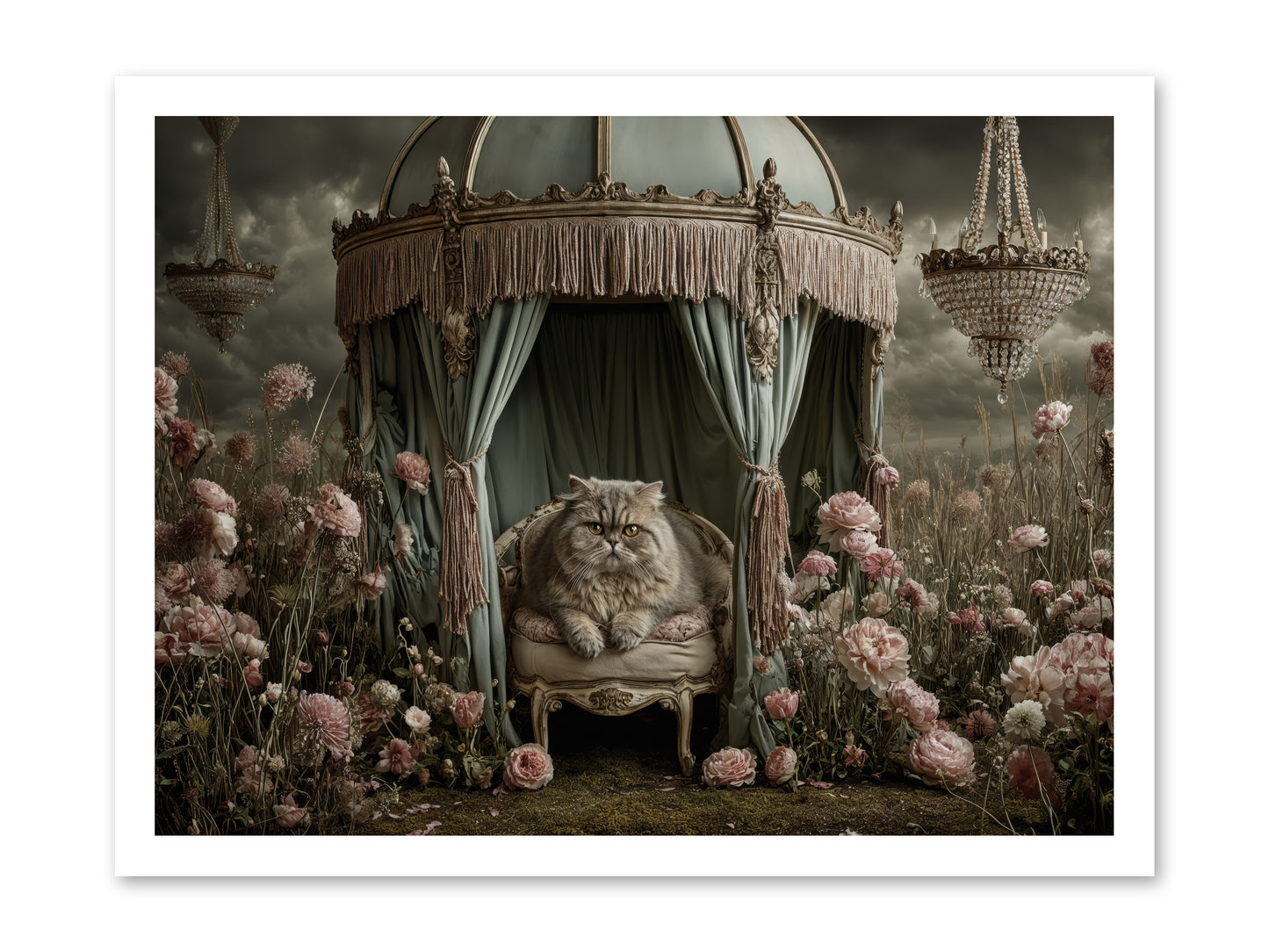 A Heart Full of Sky -- Loose Canvas Print 24x18