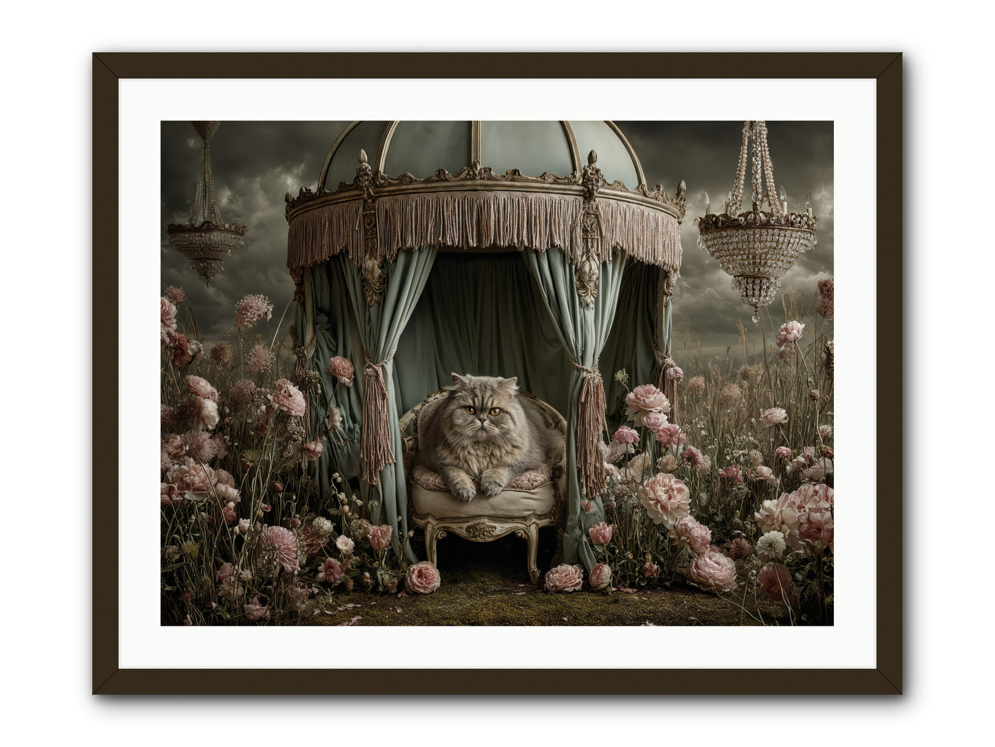A Heart Full of Sky -- Framed Print - Black 32x24