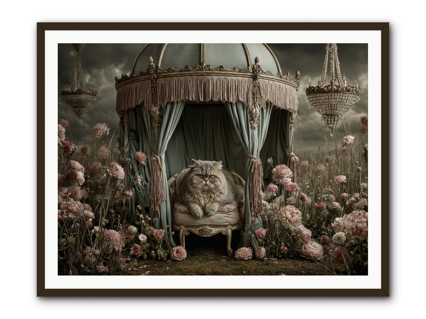 A Heart Full of Sky -- Framed Print - Black 48x36
