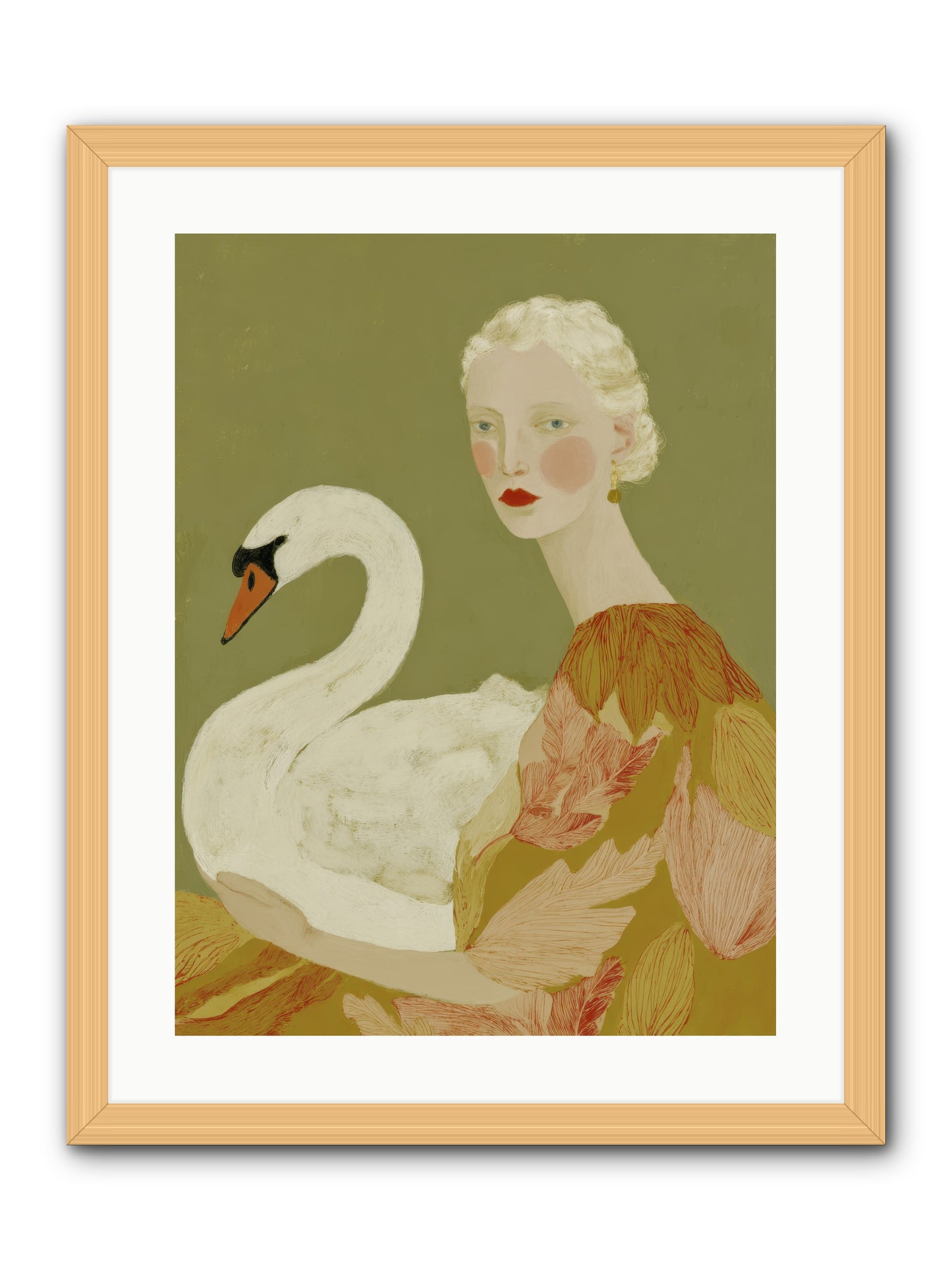 A Hint of Wonder -- Framed Print - Natural 18x24