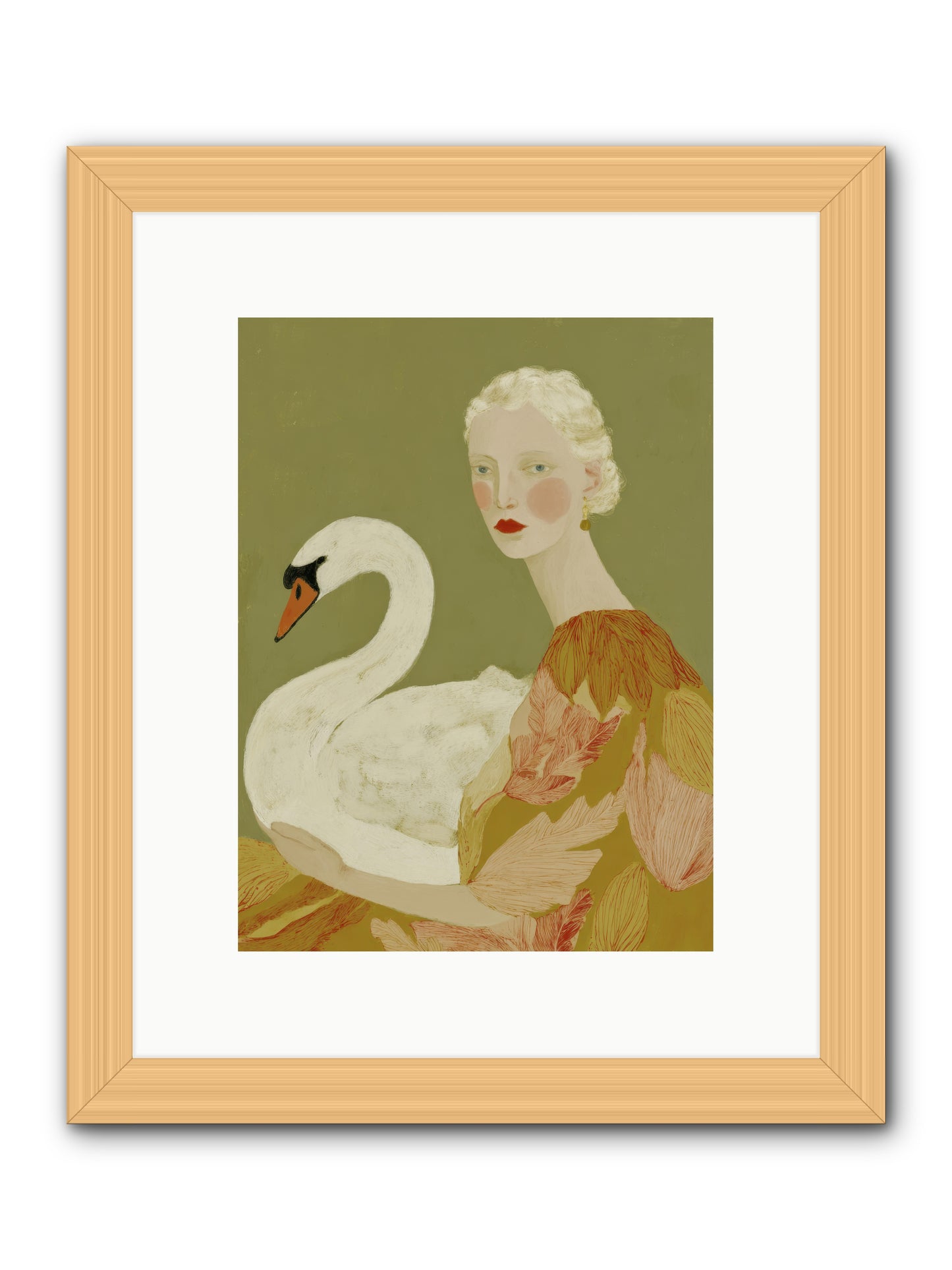 A Hint of Wonder -- Framed Print - Natural 9x12