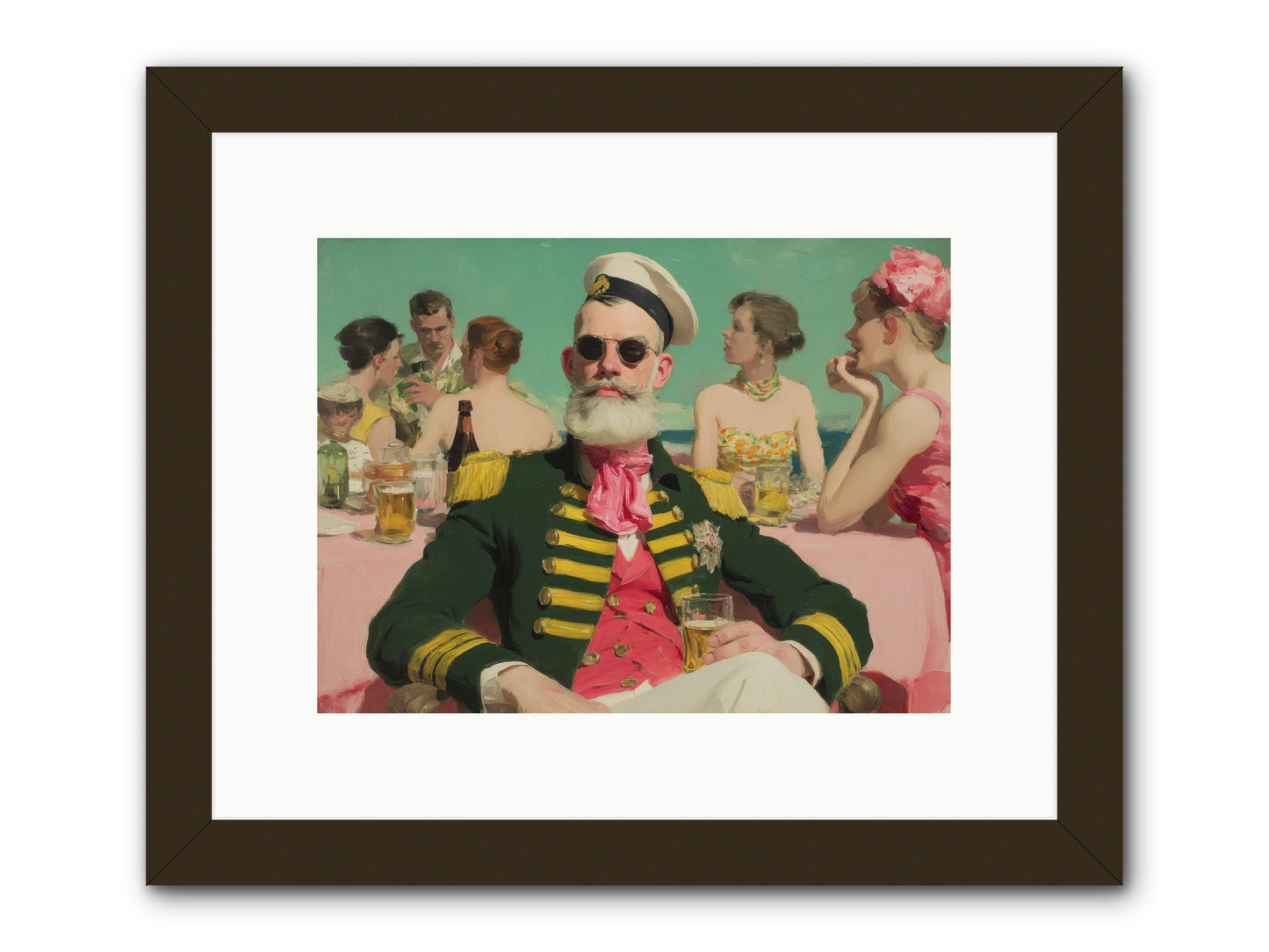 A Letter Never Sent -- Framed Print - Black 12x9
