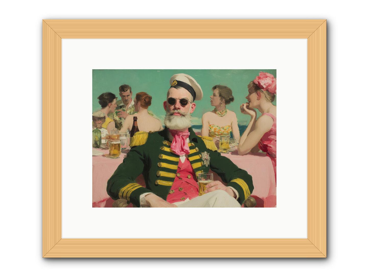 A Letter Never Sent -- Framed Print - Natural 12x9