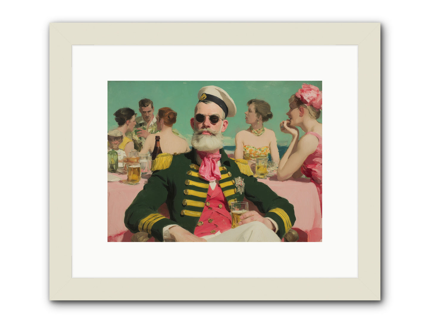 A Letter Never Sent -- Framed Print - White 12x9