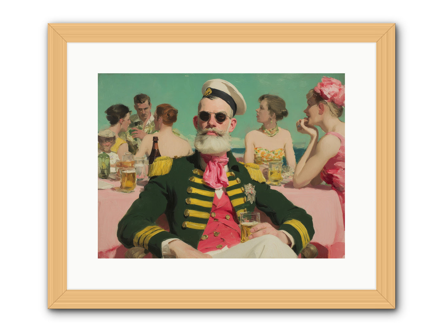 A Letter Never Sent -- Framed Print - Natural 16x12