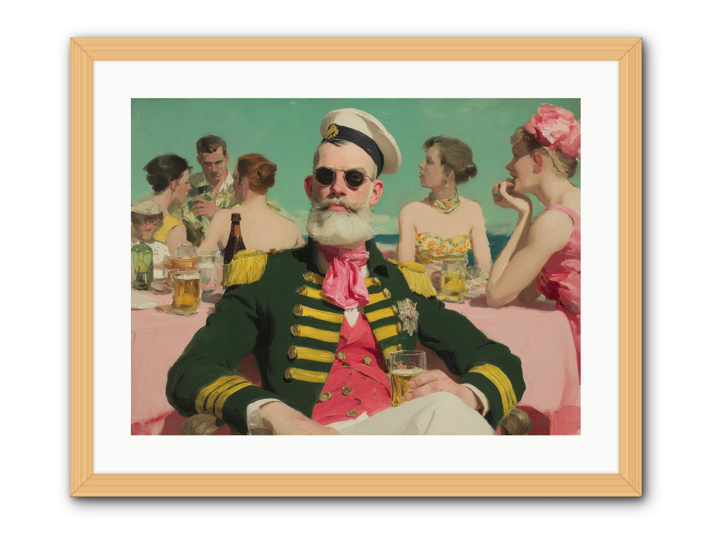 A Letter Never Sent -- Framed Print - Natural 24x18