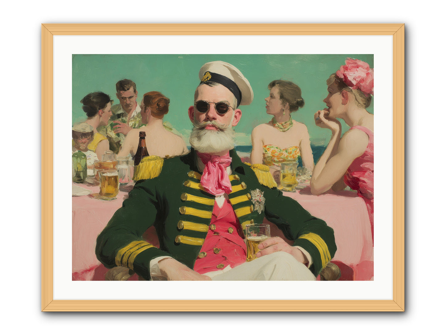 A Letter Never Sent -- Framed Print - Natural 32x24
